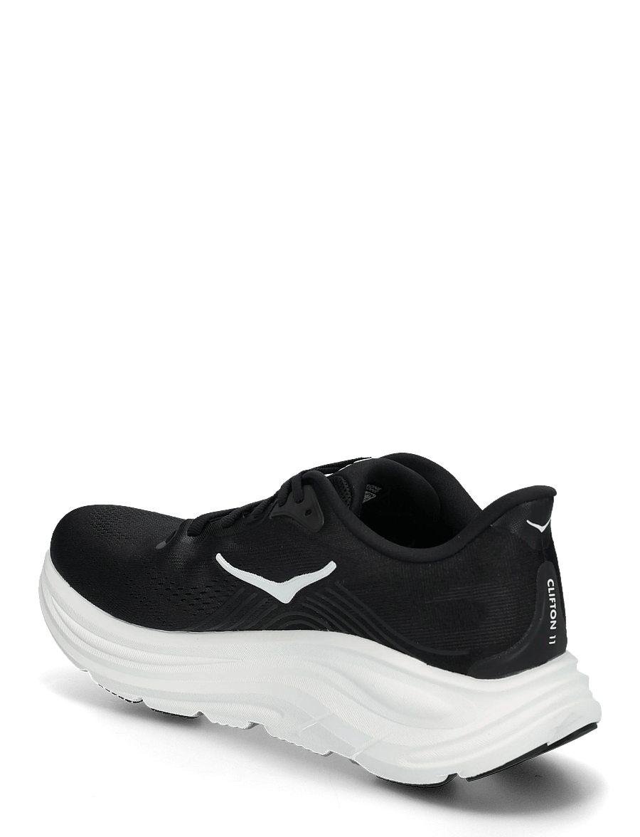 HOKA - M CLIFTON 11 - laufschuhe - black / white - 2