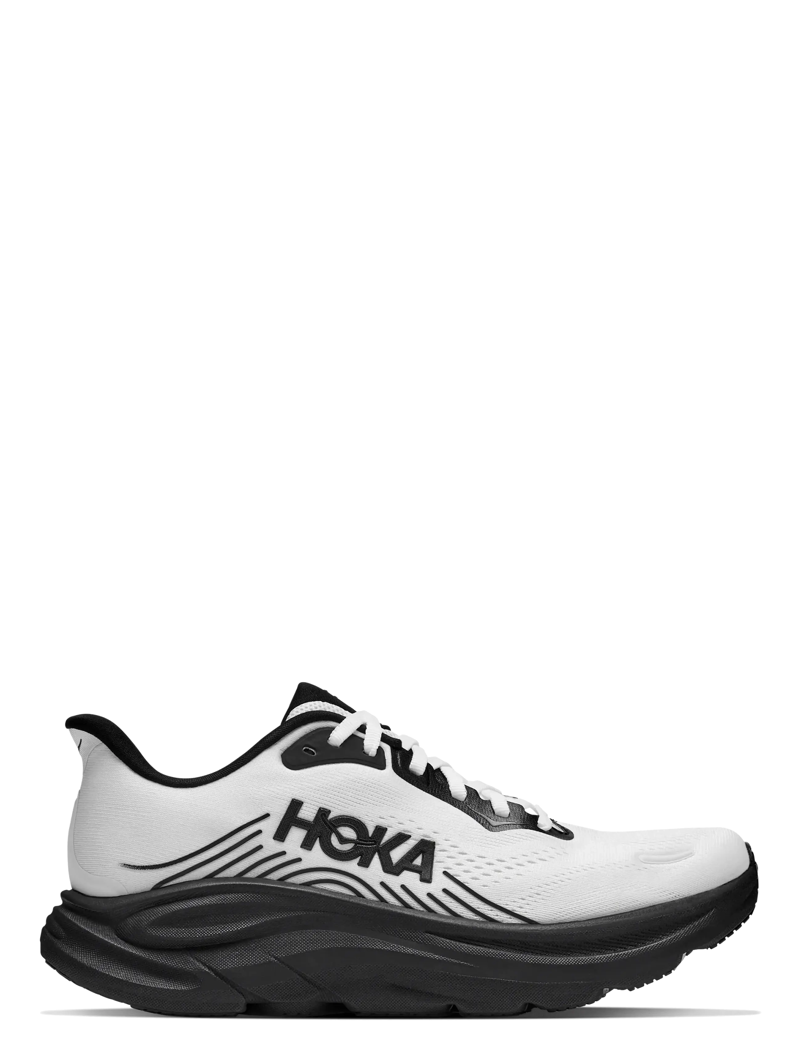HOKA - M CLIFTON 11 - løbesko - white / black - 1