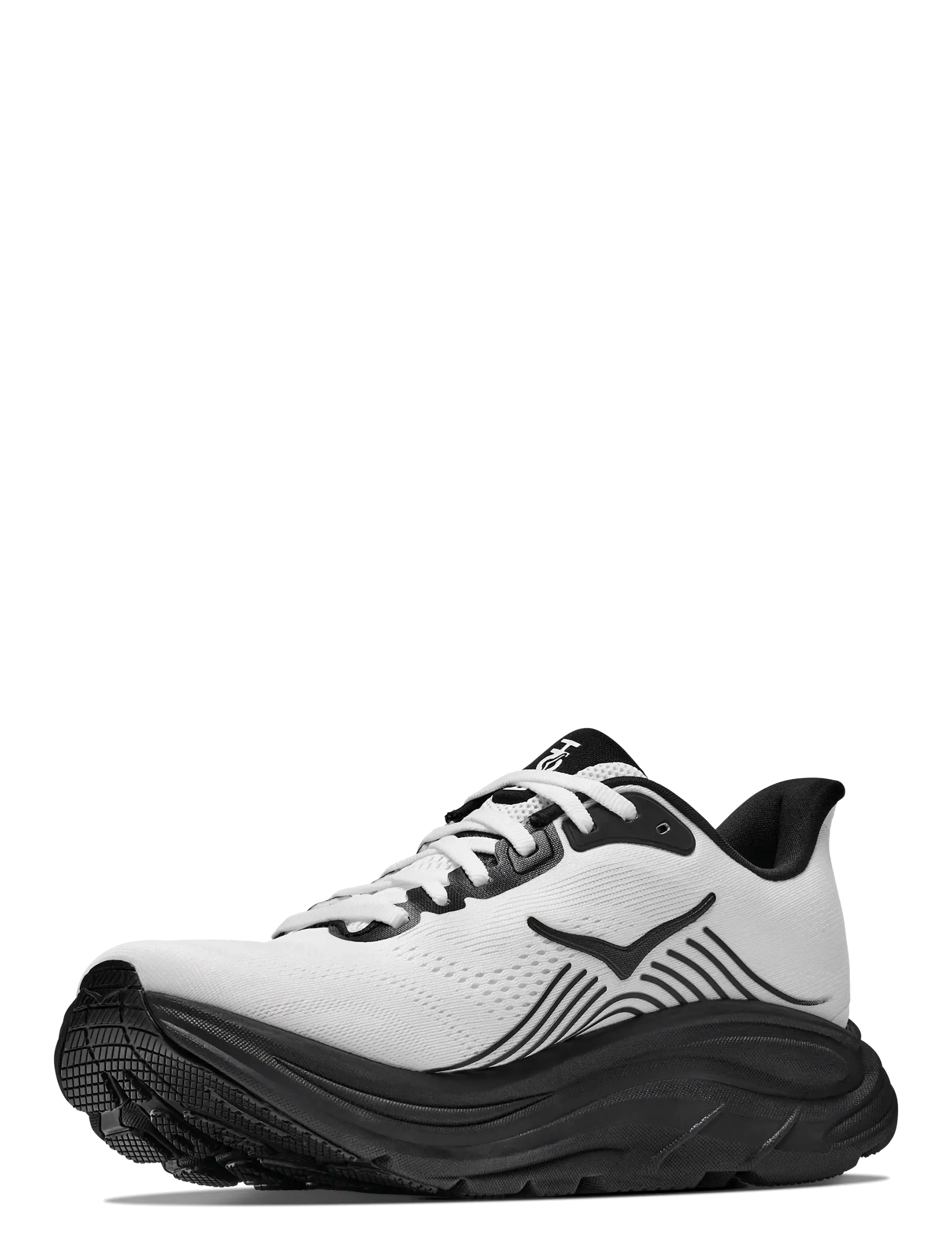 HOKA - M CLIFTON 11 - løbesko - white / black - 3