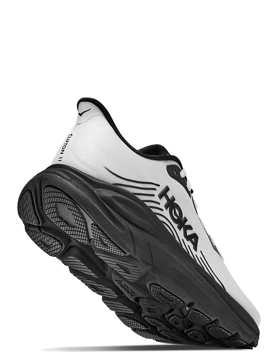 HOKA - M CLIFTON 11 - løbesko - white / black - 4