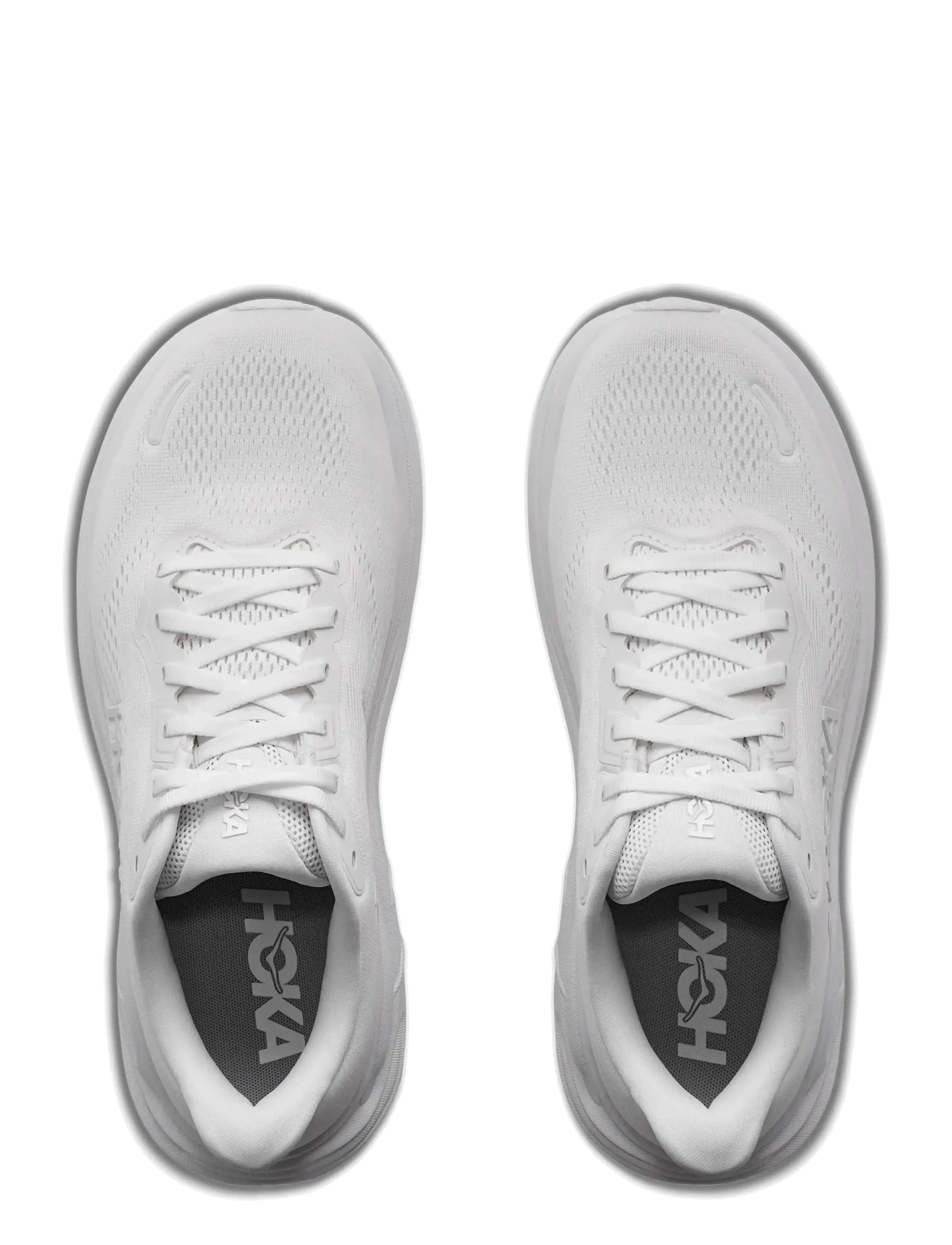 HOKA - M CLIFTON 11 - laufschuhe - white / white - 2