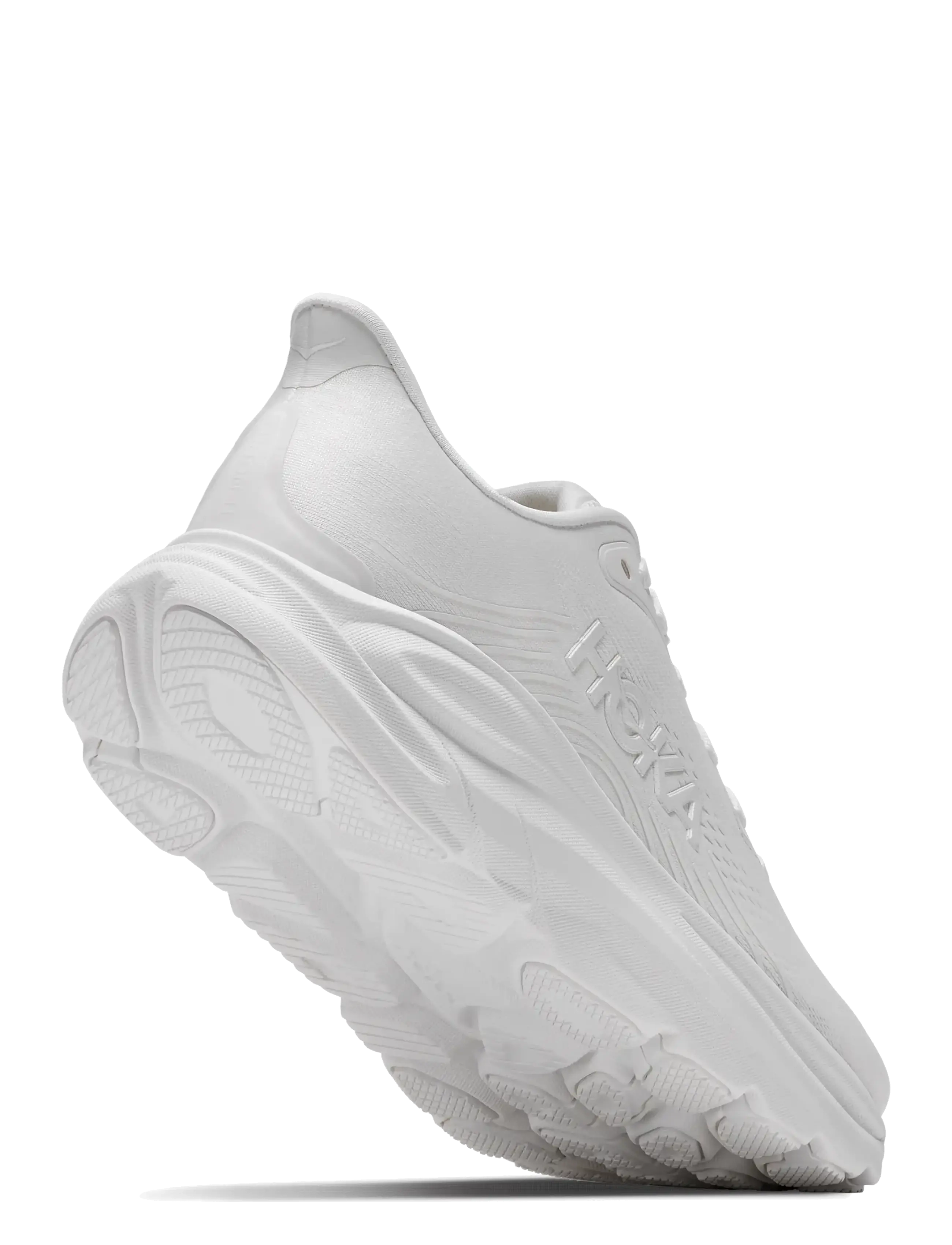 HOKA - M CLIFTON 11 - laufschuhe - white / white - 4