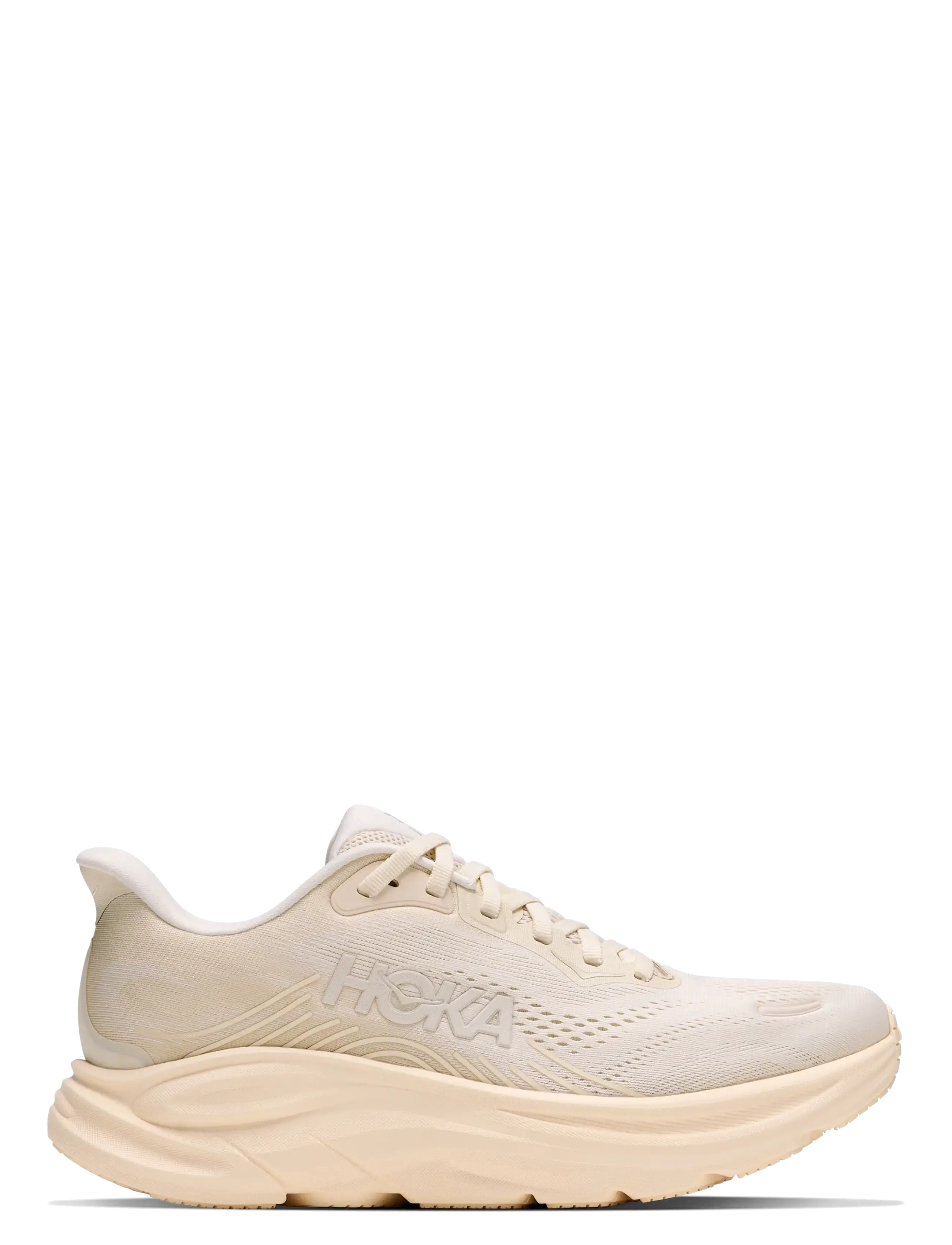 HOKA - W CLIFTON 11 - löparskor - alabaster / oat milk - 1