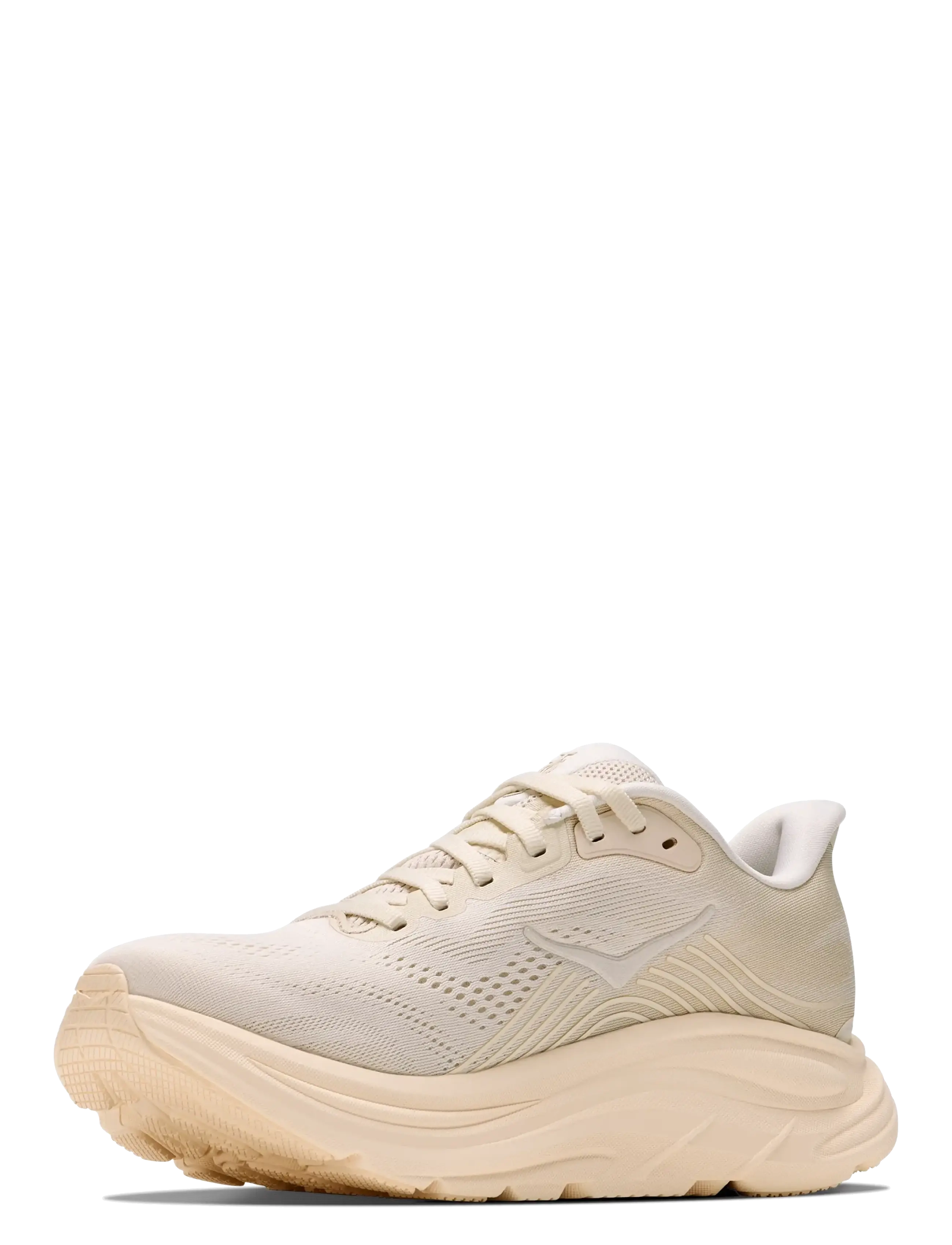 HOKA - W CLIFTON 11 - löparskor - alabaster / oat milk - 3