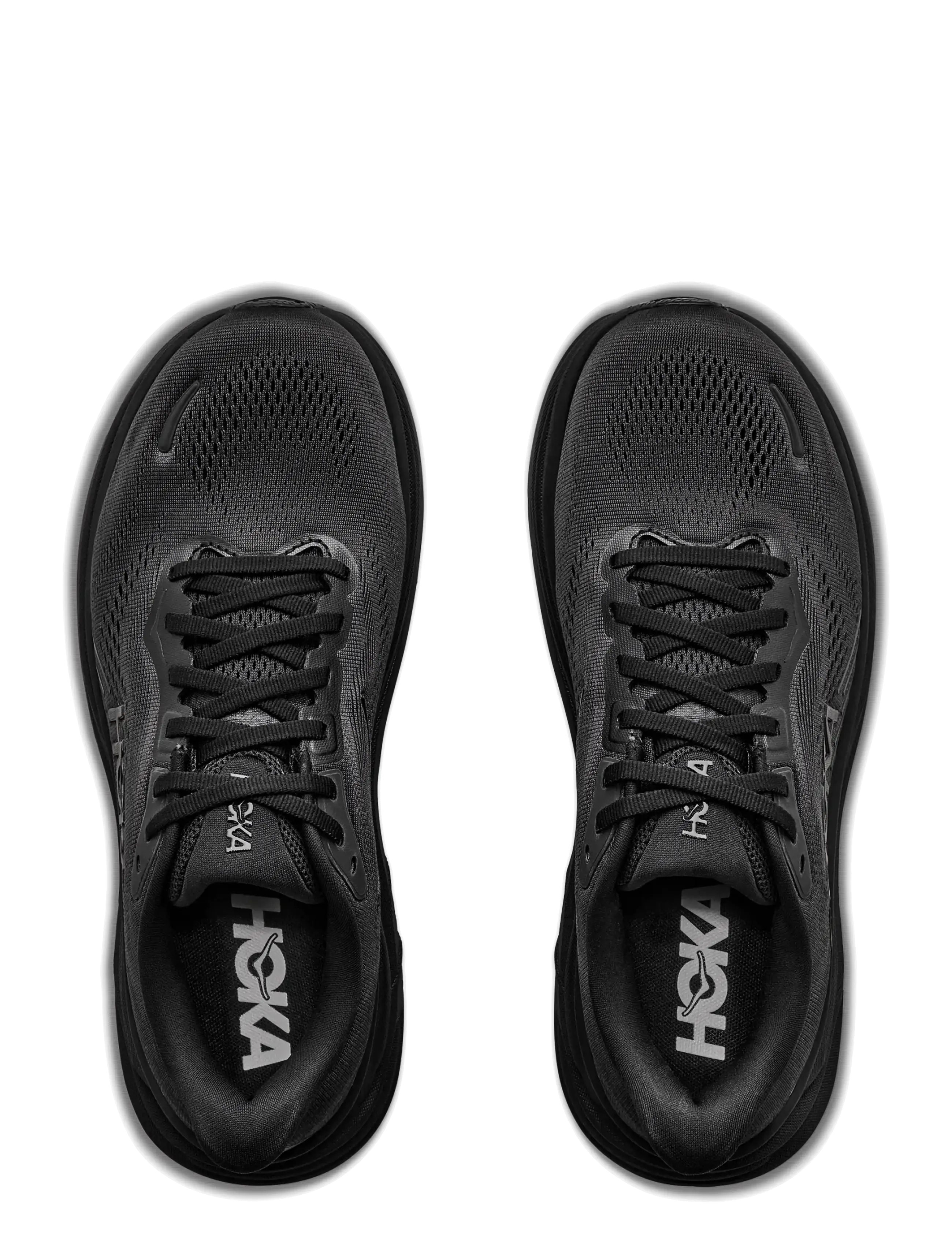 HOKA - W CLIFTON 11 - löparskor - black / black - 2