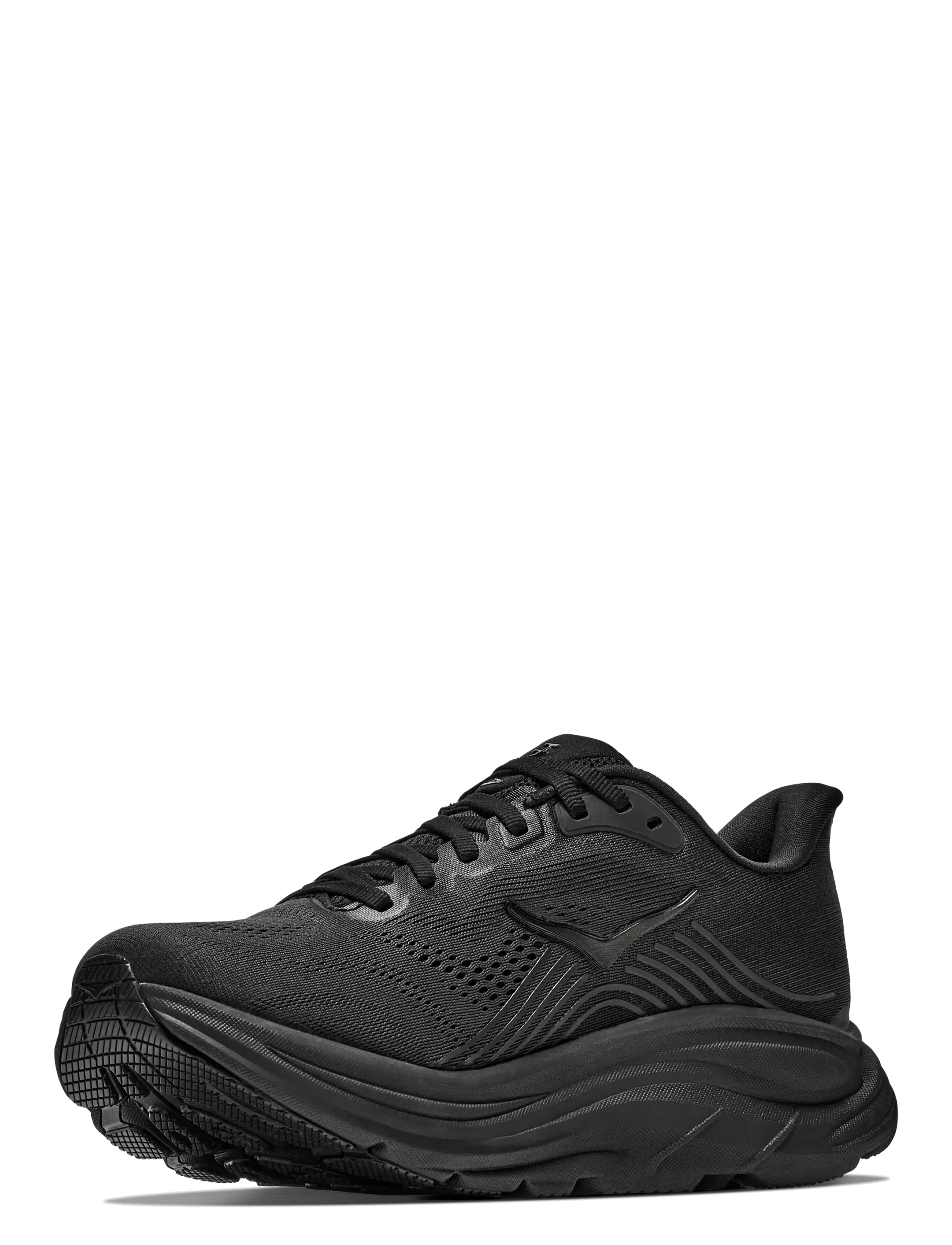 HOKA - W CLIFTON 11 - löparskor - black / black - 3