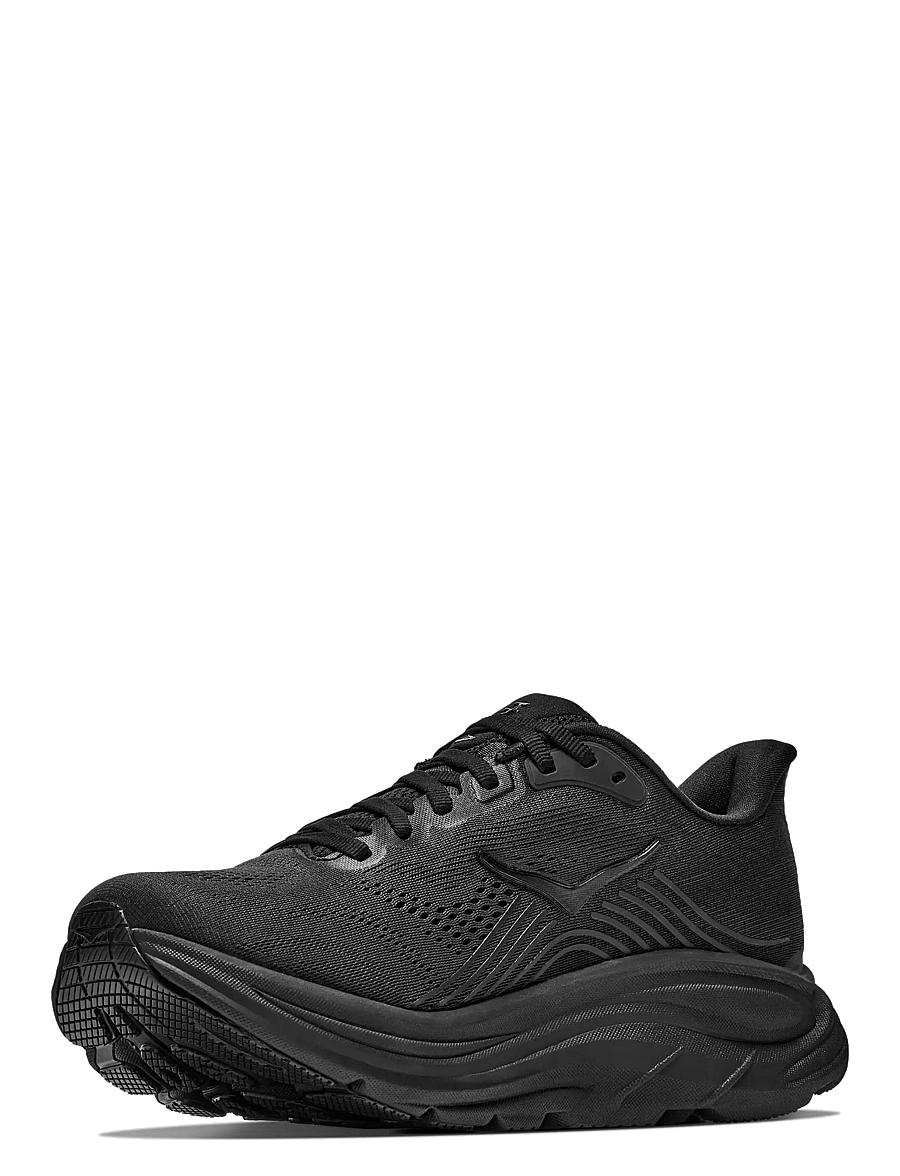 HOKA - W CLIFTON 11 - löparskor - black / black - 3