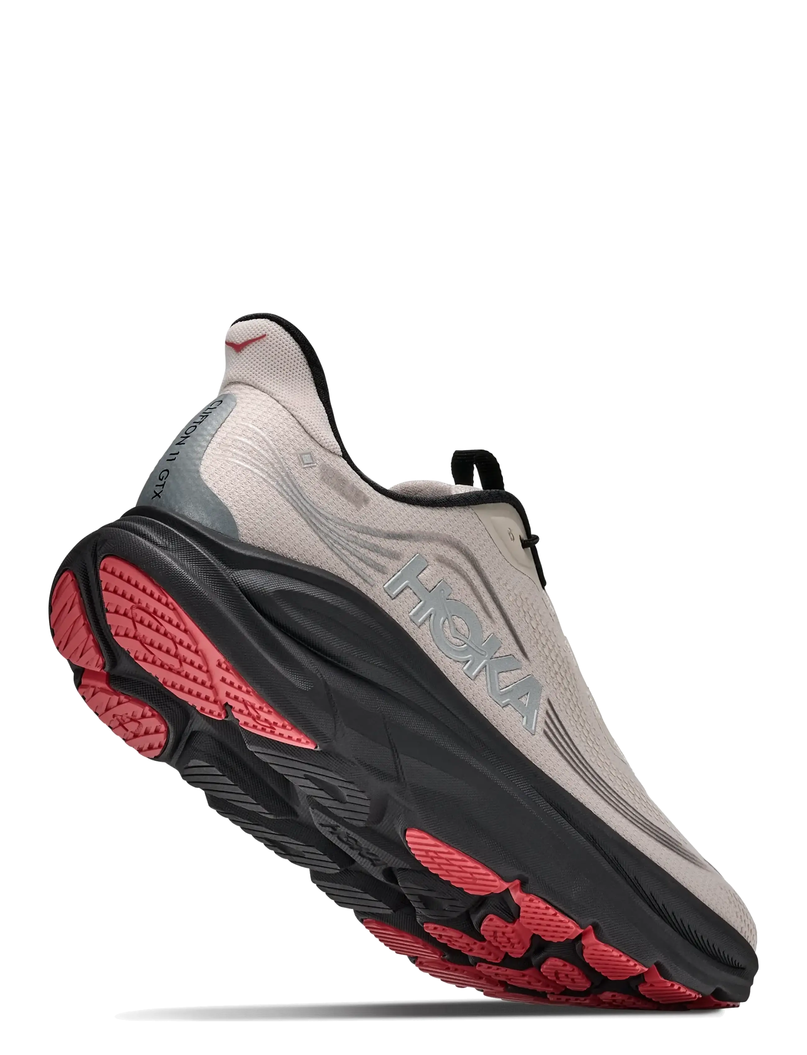 HOKA - M CLIFTON 11 GTX - river rock grey / carbon black - 4