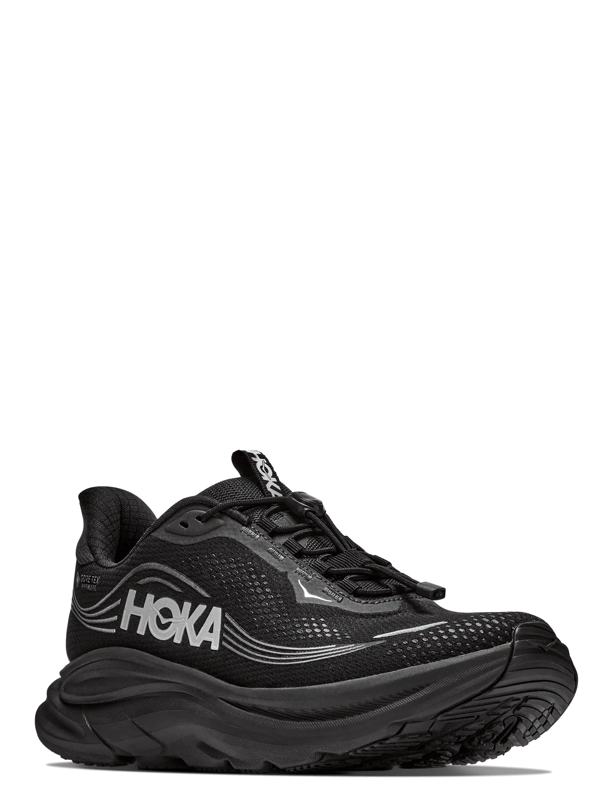 HOKA Clifton 11 GTX - Jogging - BLACK / BLACK / black