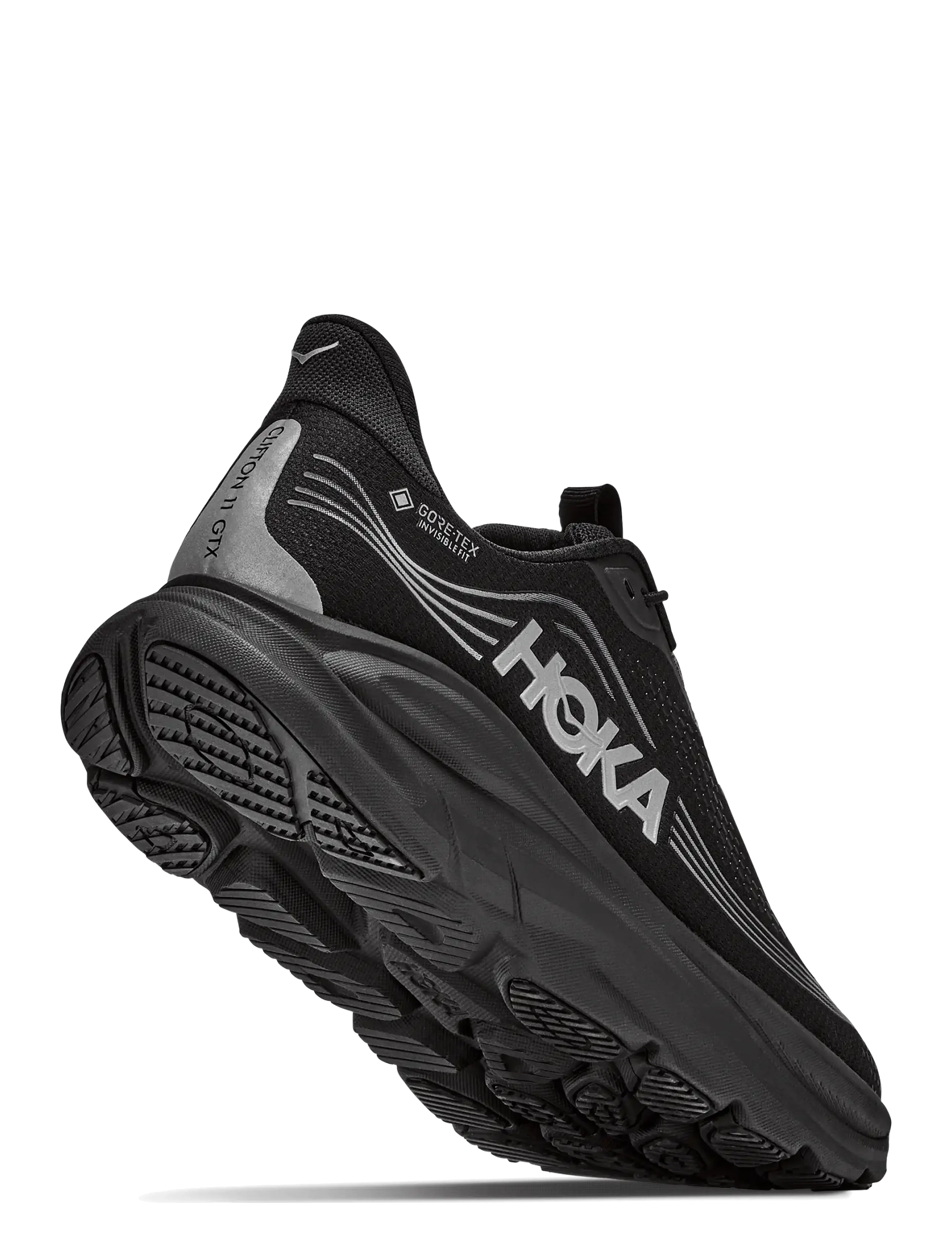 HOKA - Clifton 11 GTX - laufschuhe - black / black - 4