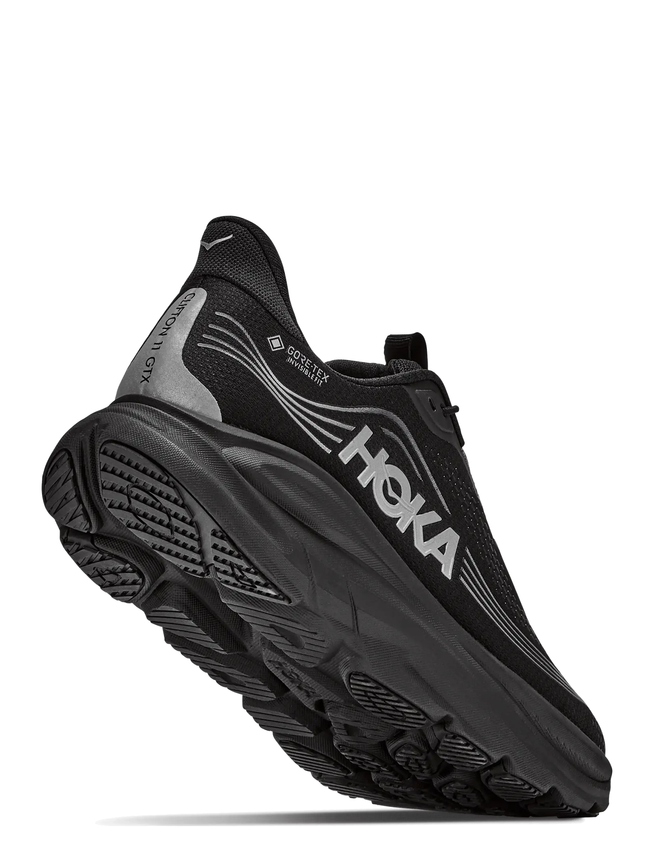 HOKA - W CLIFTON 11 GTX - löparskor - black / black - 4