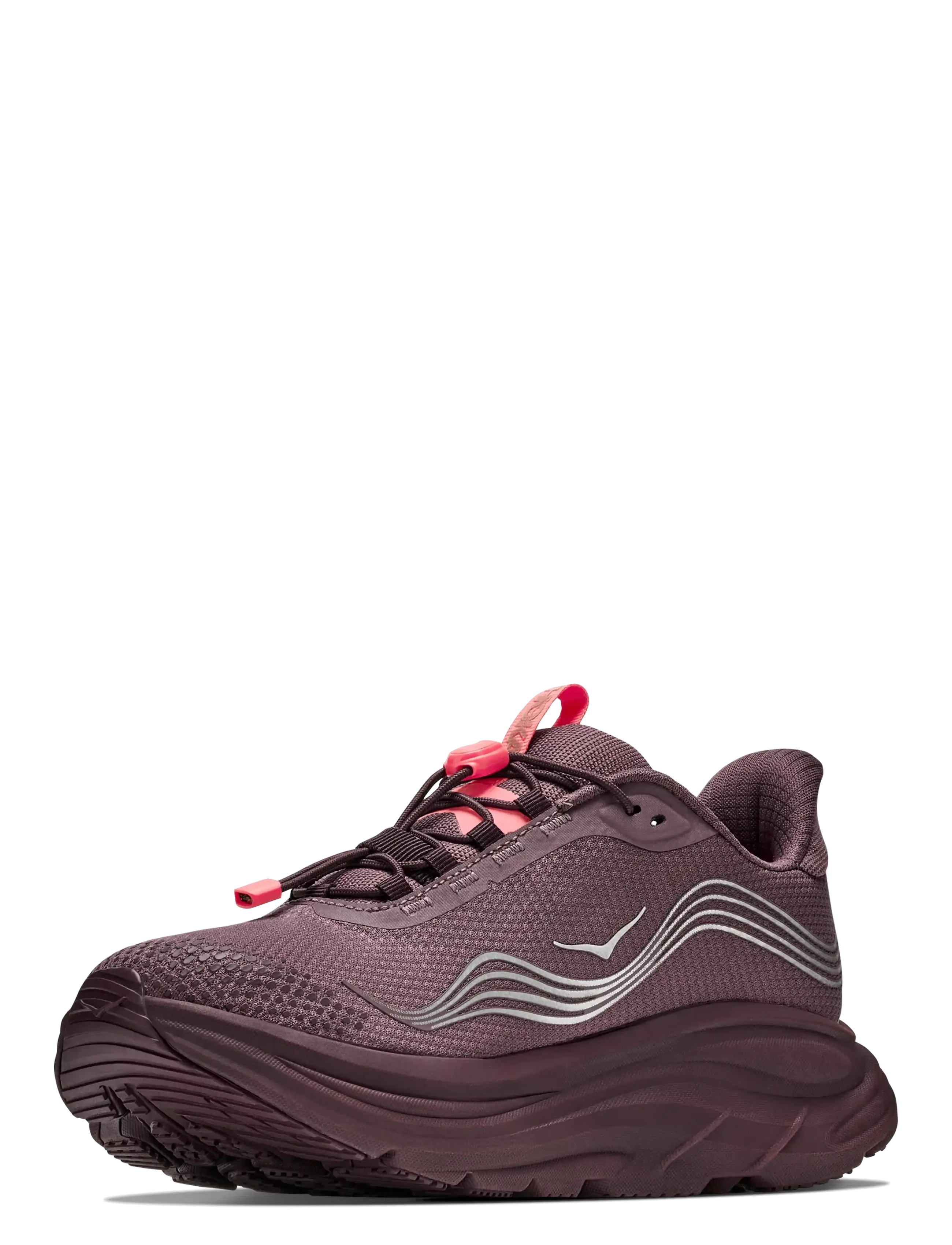HOKA - W CLIFTON 11 GTX - løbesko - smoky quartz / deep mauve - 3