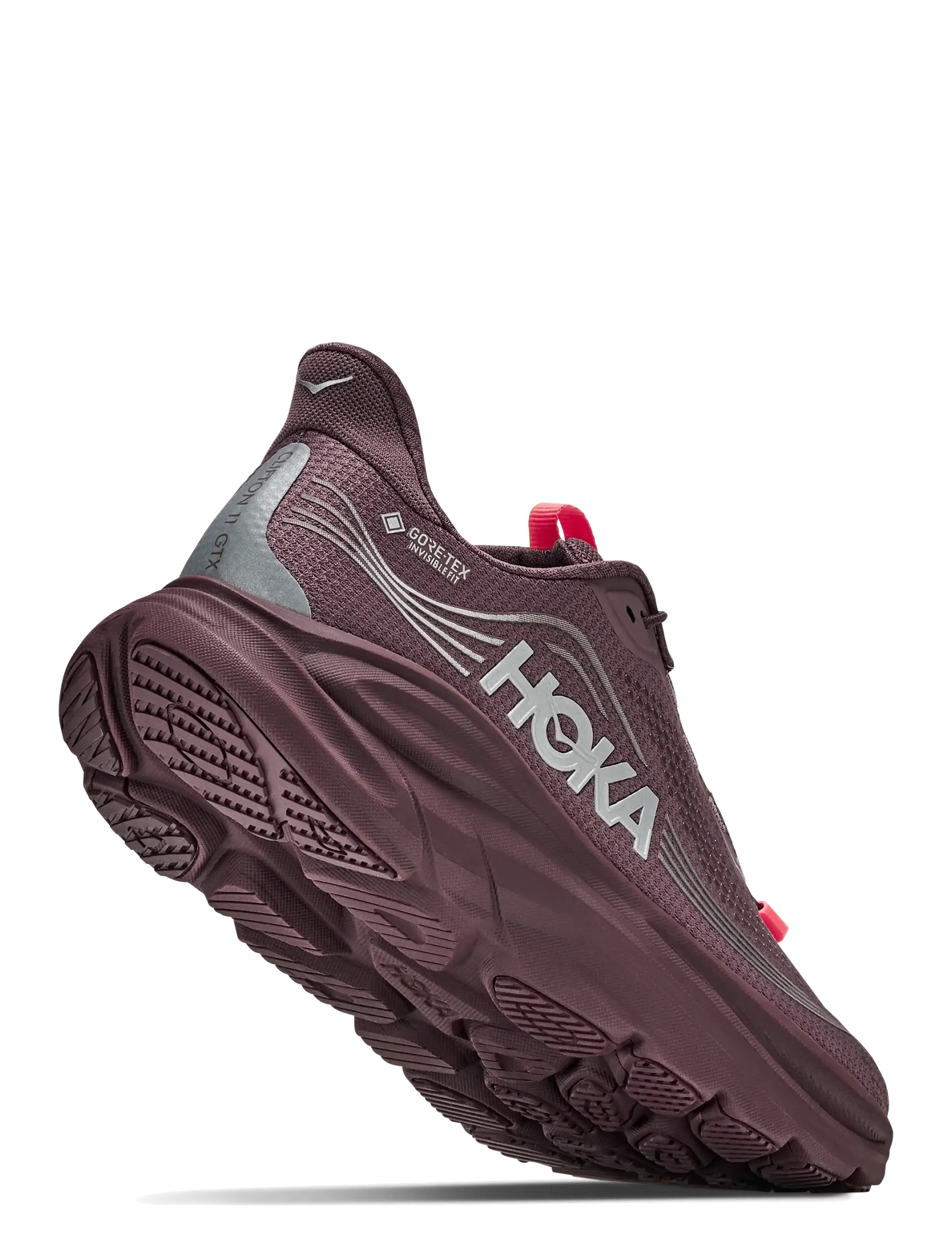 HOKA - W CLIFTON 11 GTX - løbesko - smoky quartz / deep mauve - 4