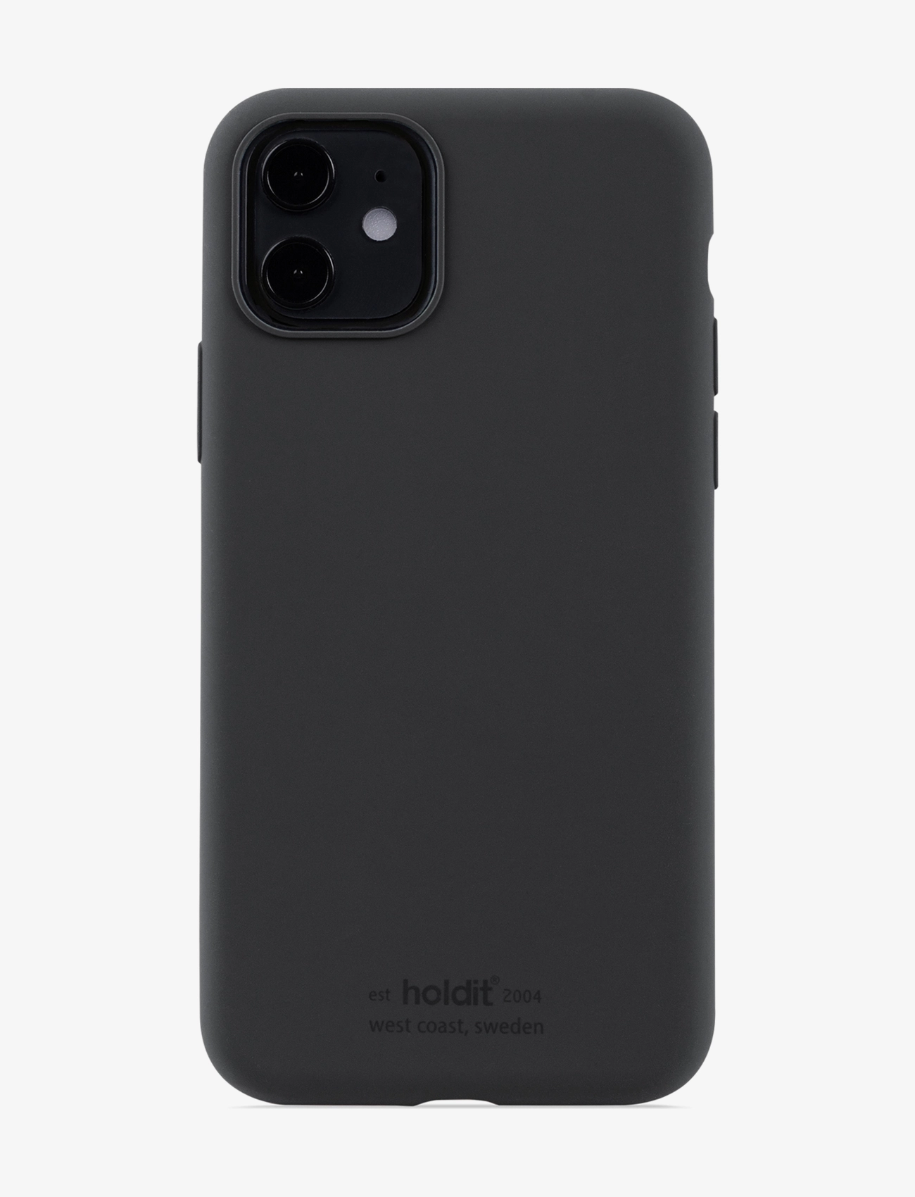 Holdit Silicone Case Black, Mænd, Silikone Telefoncover, Sort, Str: IPHONE 11