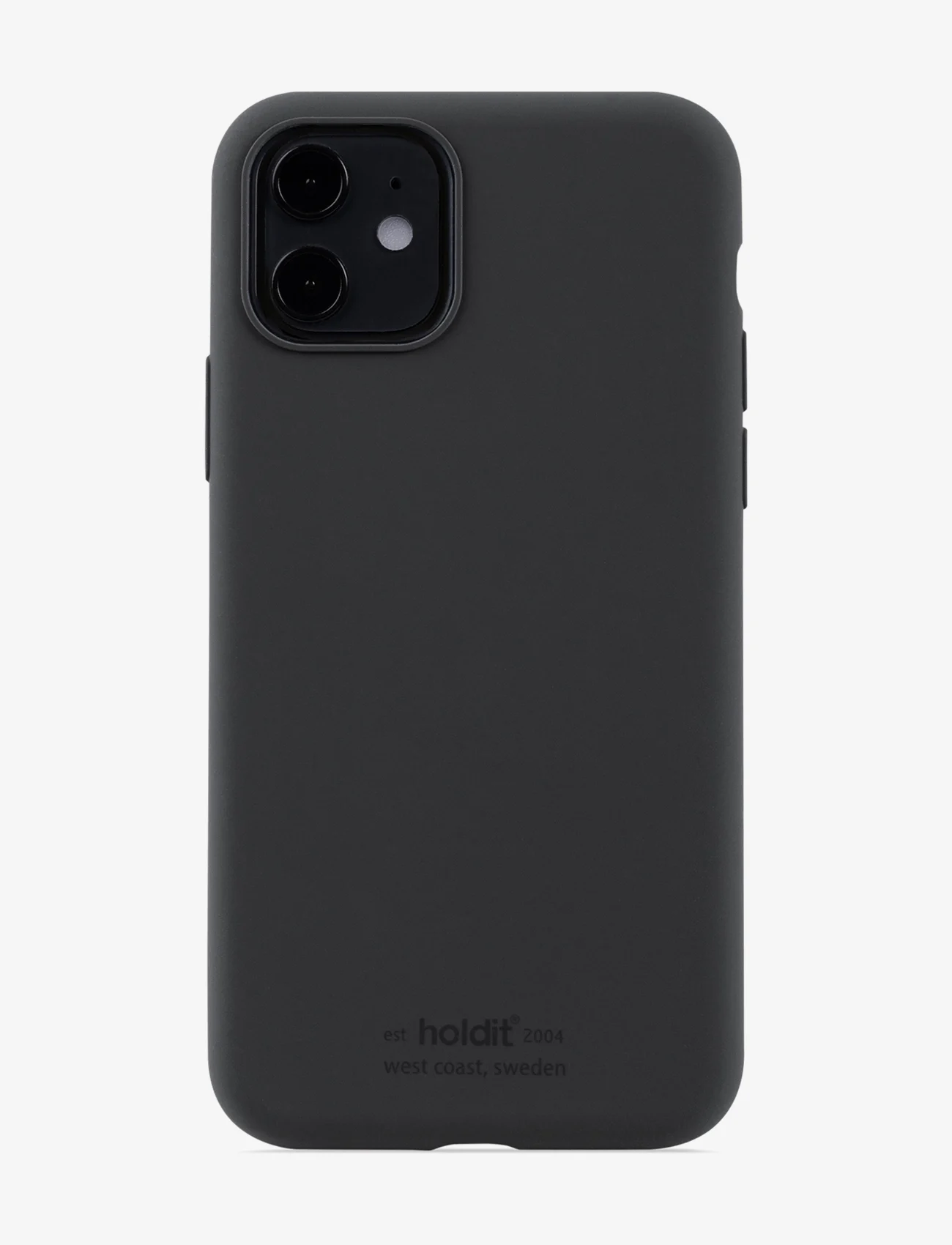 Holdit - Silicone Case iPhone 11 - najniższe ceny - black - 0
