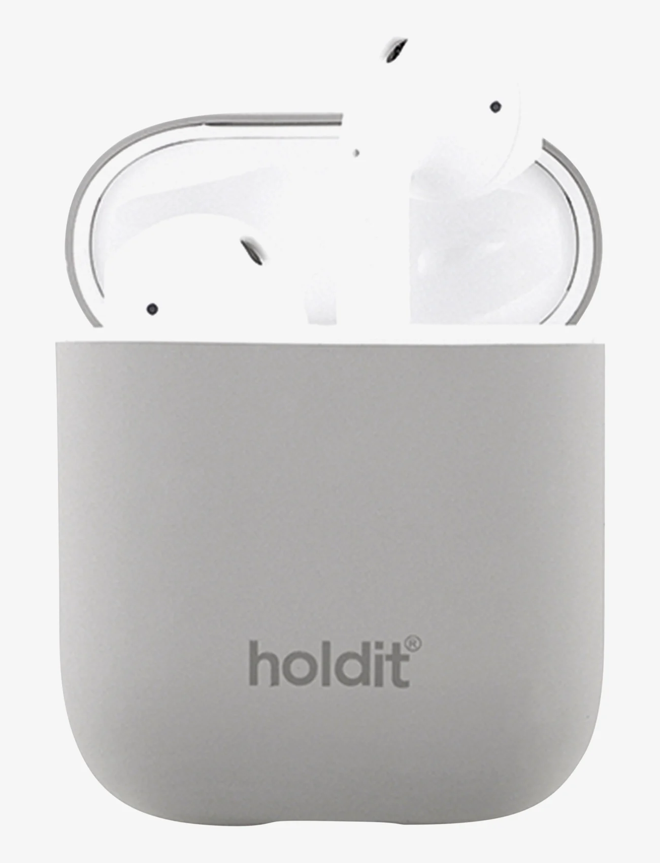 Holdit - Silicone Case AirPods - de laveste prisene - taupe - 0