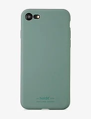 Holdit - Silicone Case iPhone 7/8/SE - najniższe ceny - moss green - 0