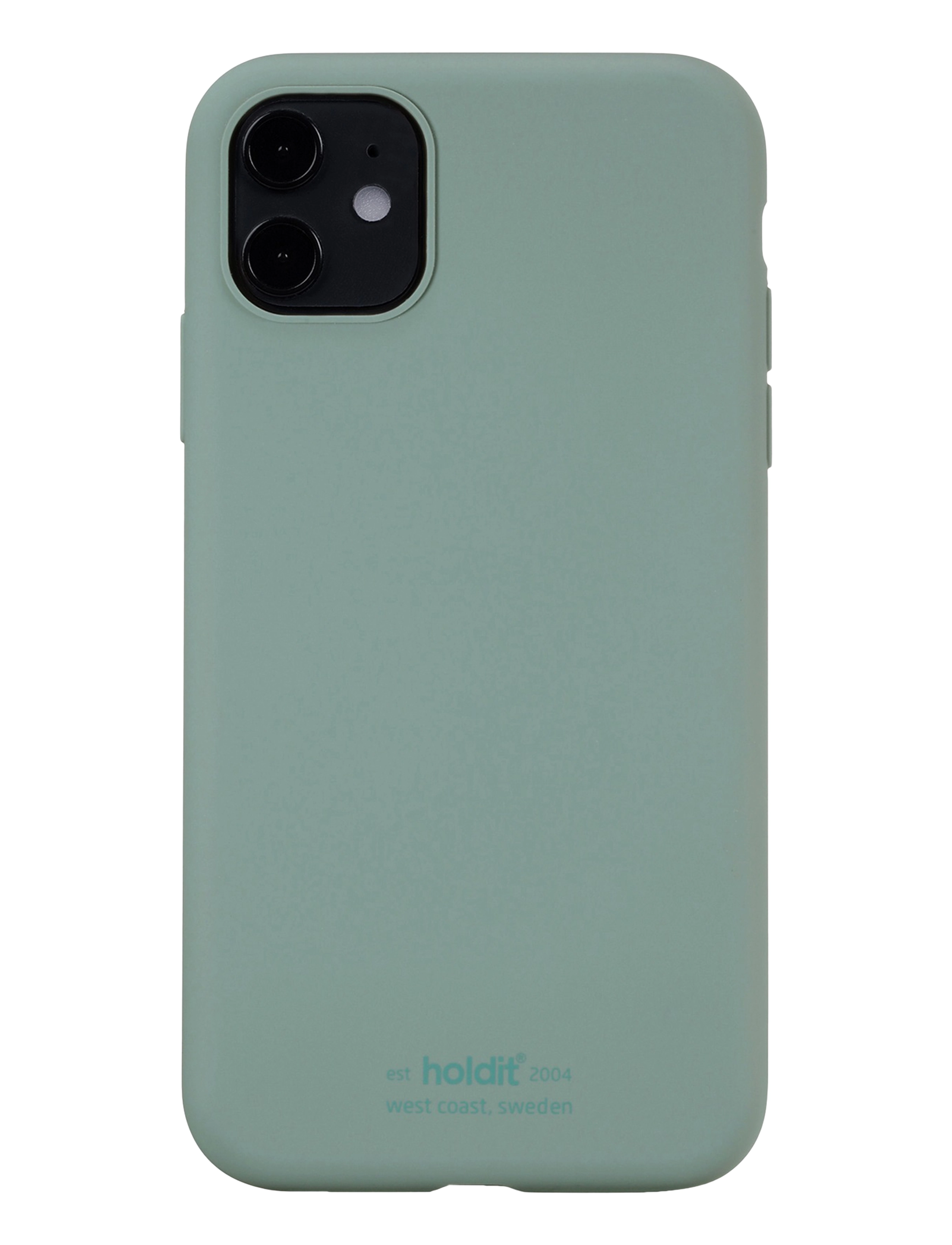 Holdit Silicone Case Moss Green, Mænd, Silikone Mobilcover, Grøn, Str: IPHONE 11