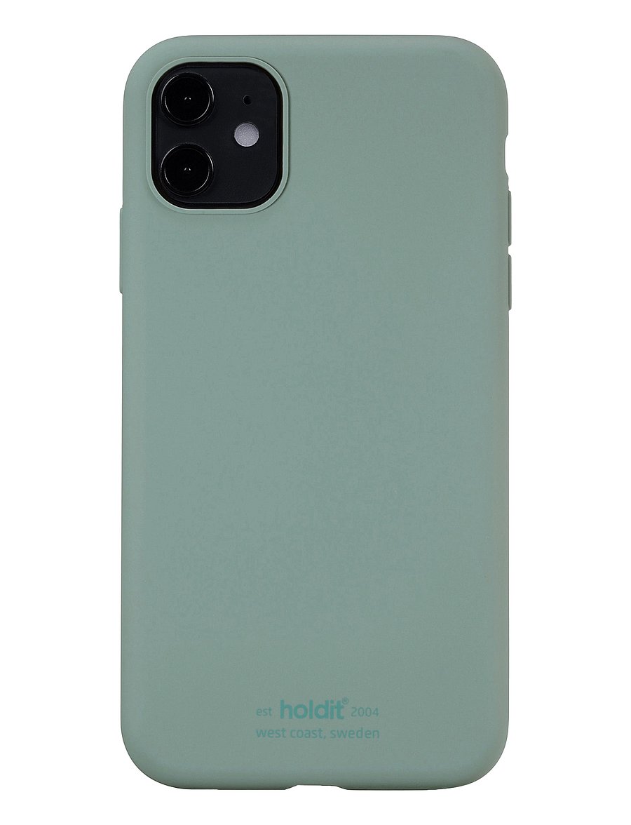 Holdit - Silicone Case Moss Green - telefona vāciņi - moss green - 0