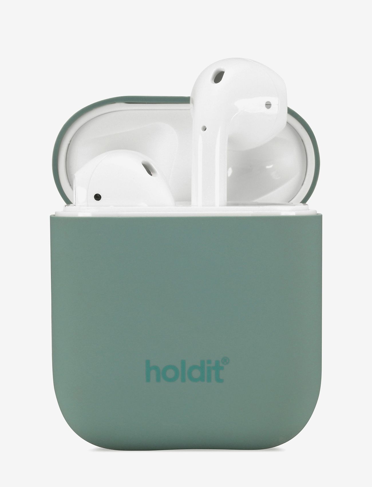 Holdit - Silicone Case AirPods - laveste priser - moss green - 0