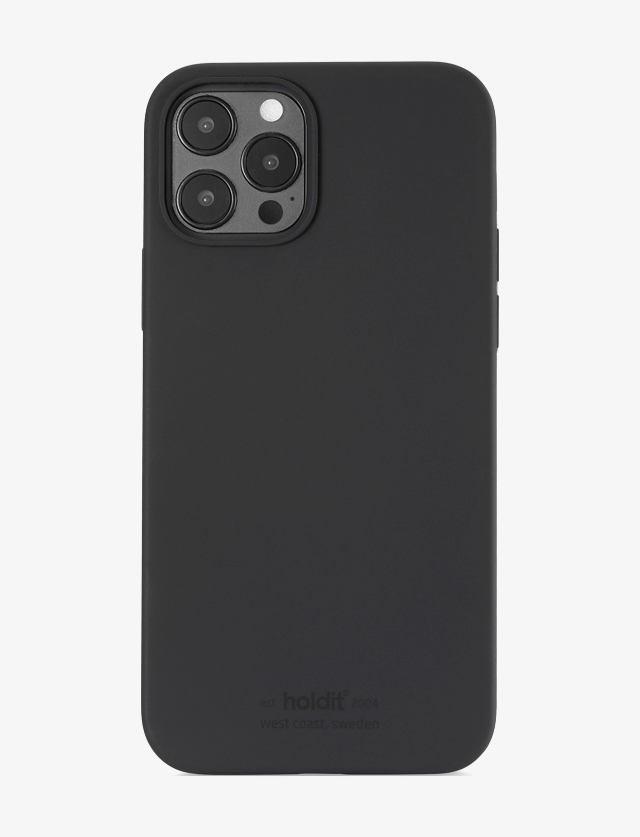 Holdit Silicone Case Black, Mænd, Silikone Telefoncover, Sort, Str: IPHONE 12-12PRO