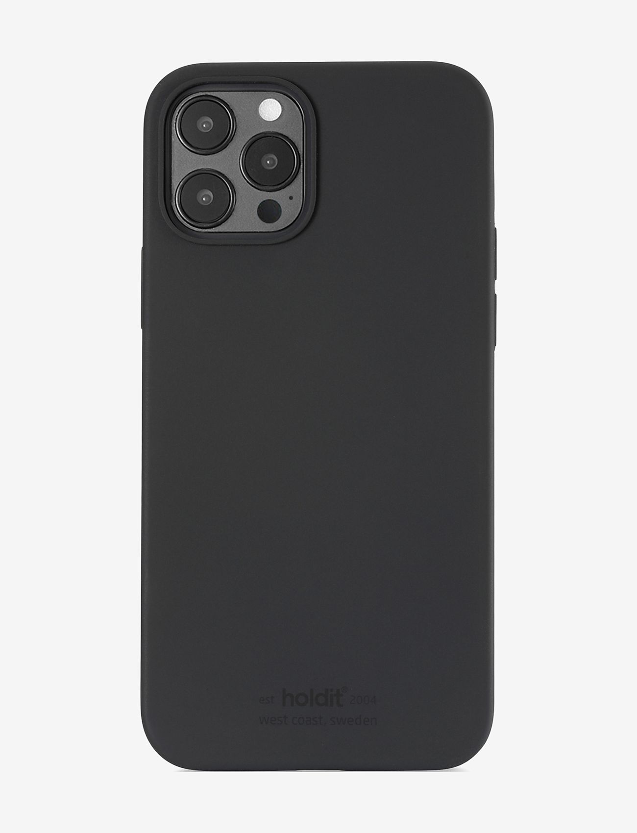 Holdit - Silicone Case iPhone 12/12Pro - laveste priser - black - 0