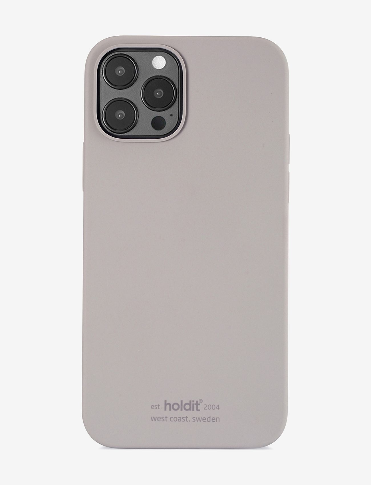 Holdit - Silicone Case iPhone 12/12Pro - lowest prices - taupe - 0