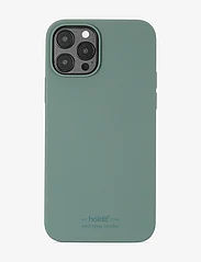 Holdit - Silicone Case iPhone 12/12Pro - die niedrigsten preise - moss green - 0