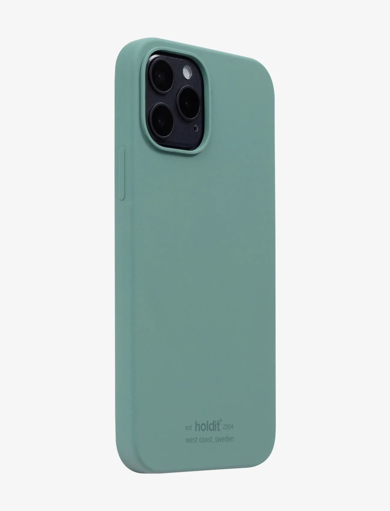 Holdit - Silicone Case iPhone 12/12Pro - de laveste prisene - moss green - 1