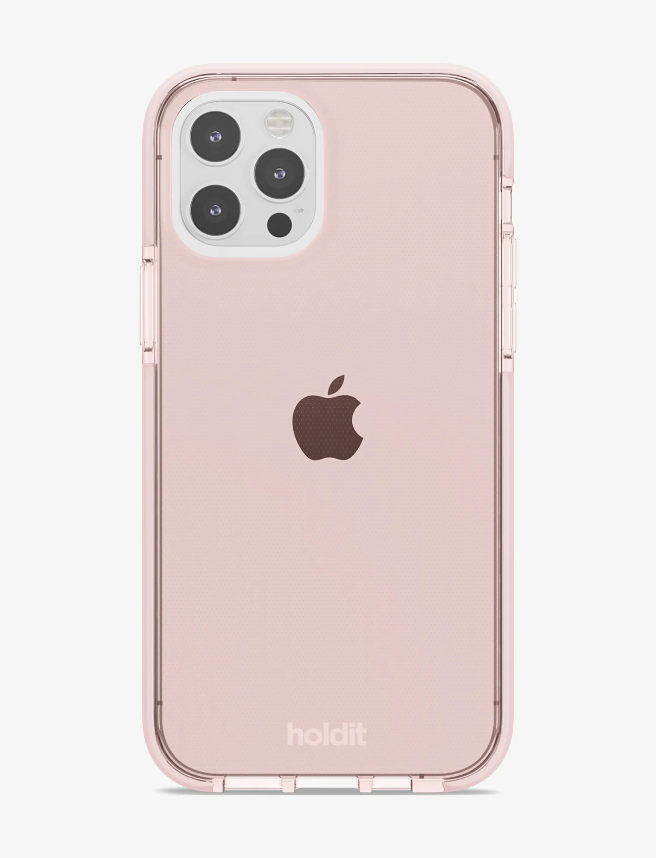 Holdit - Seethru Case iPhone 12/12Pro - zemākās cenas - blush pink - 0