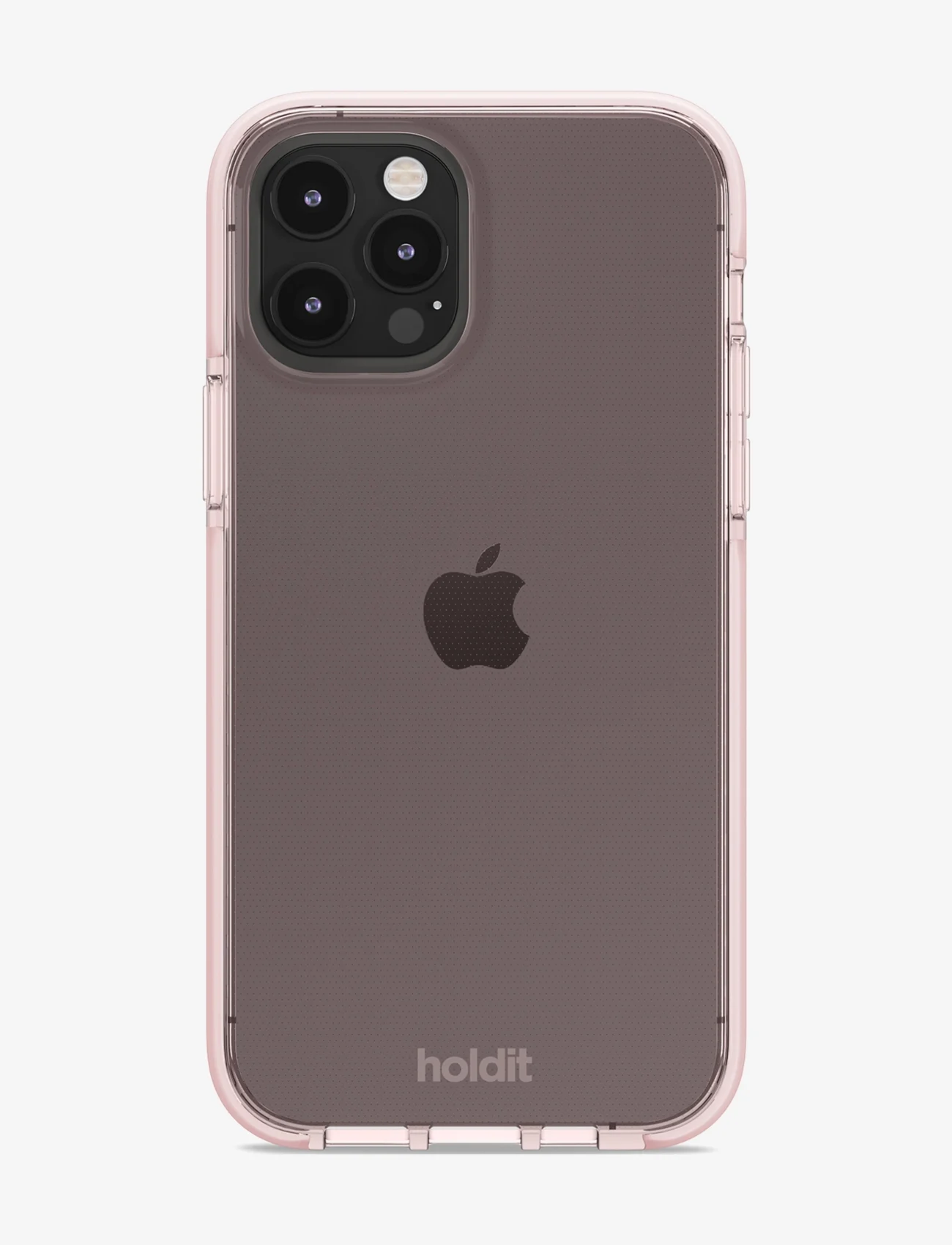 Holdit - Seethru Case iPhone 12/12Pro - zemākās cenas - blush pink - 1