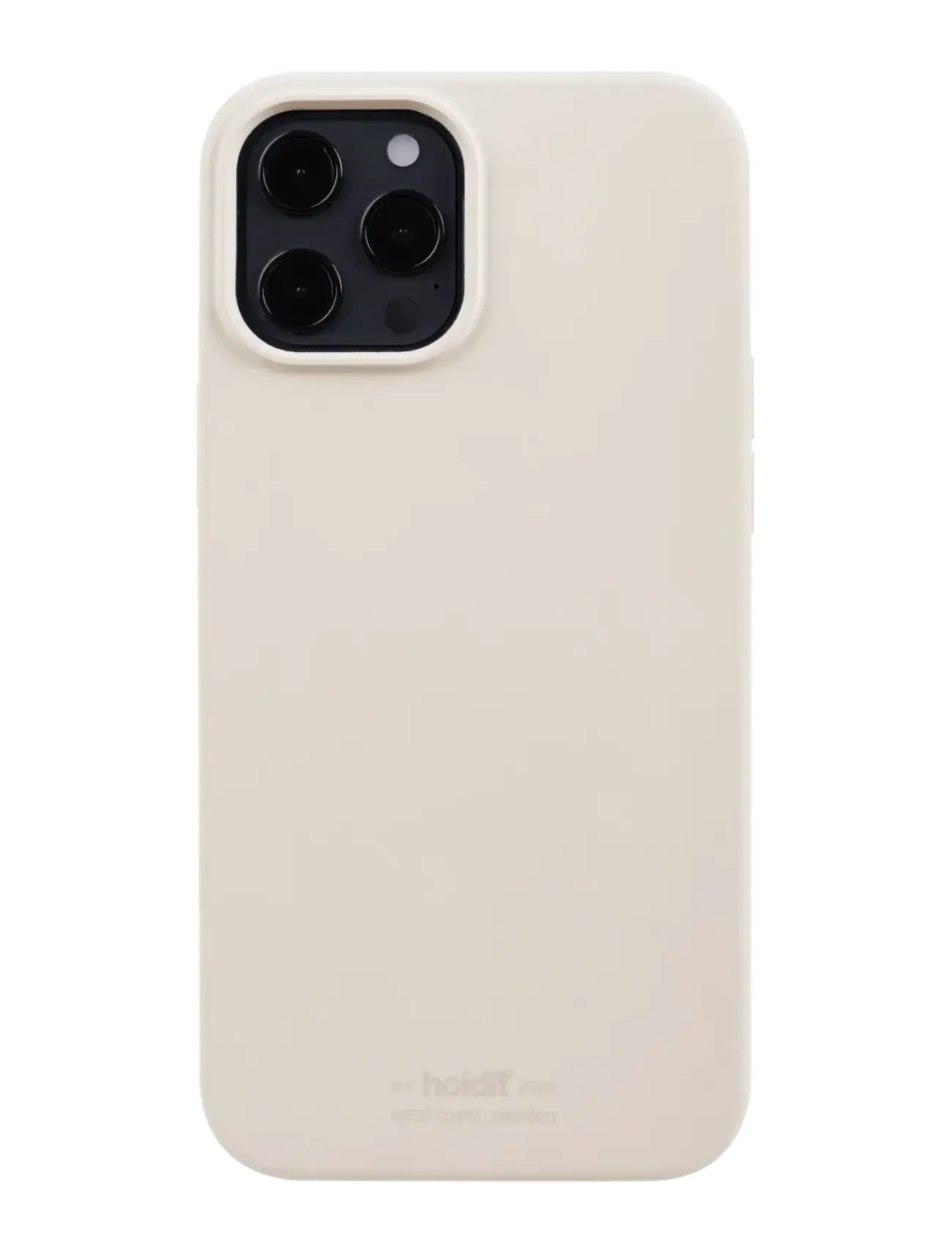 Holdit Silicone Case iPhone 12/12 Pro - Põhirõivad - LIGHT BEIGE / beige