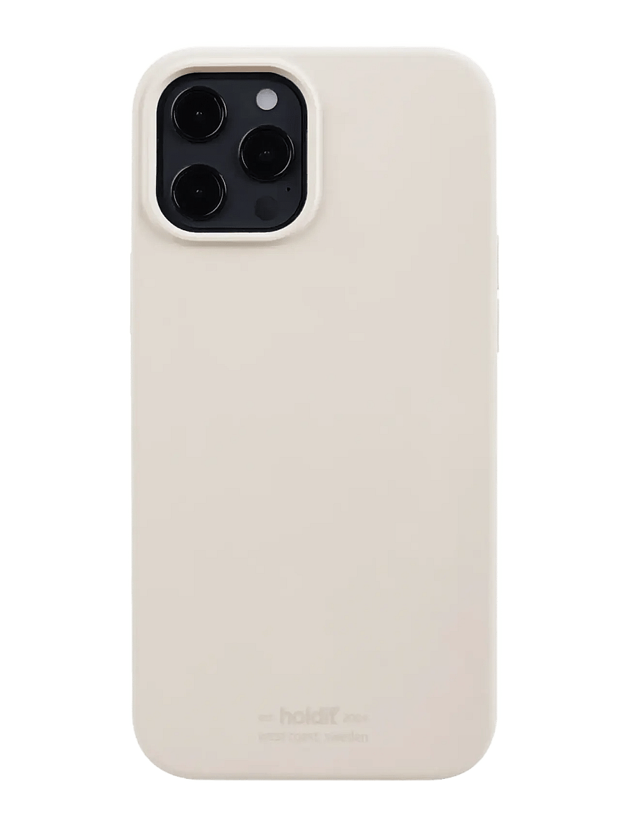 Holdit - Silicone Case iPhone 12/12 Pro - telefonide ümbrised - light beige - 0