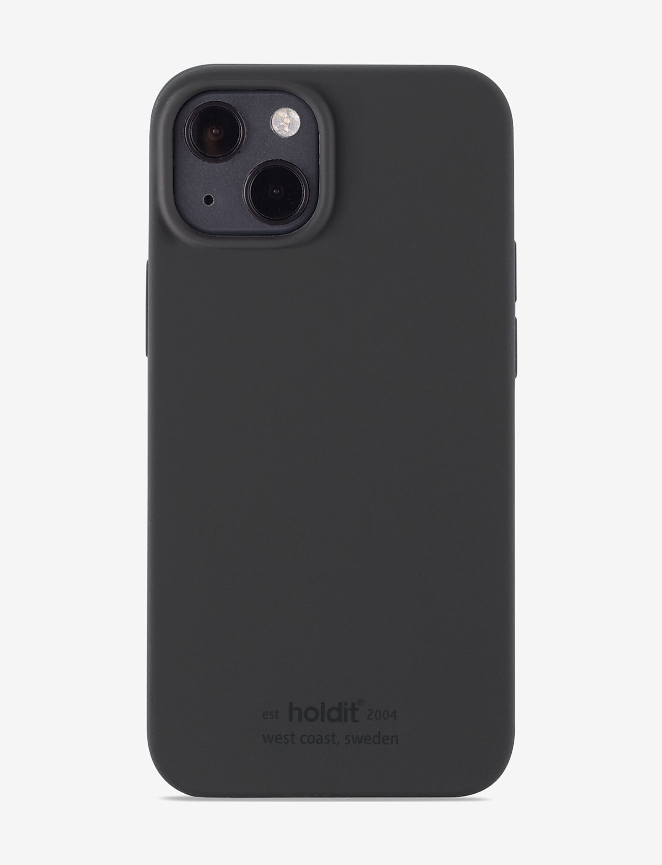 Holdit - Silicone Case iPhone 13 Mini - lowest prices - black - 0