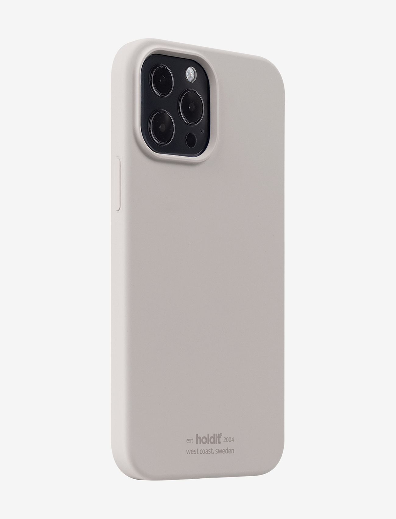 Holdit - Silicone Case iPhone13 Pro Max - laagste prijzen - taupe - 1