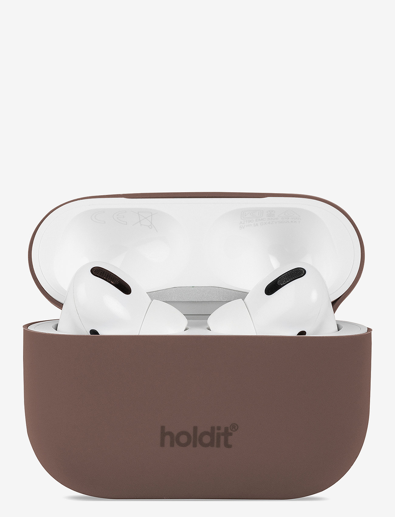 Holdit - Silicone Case AirPods Pro - lägsta priserna - nygÅrd dark brown - 0