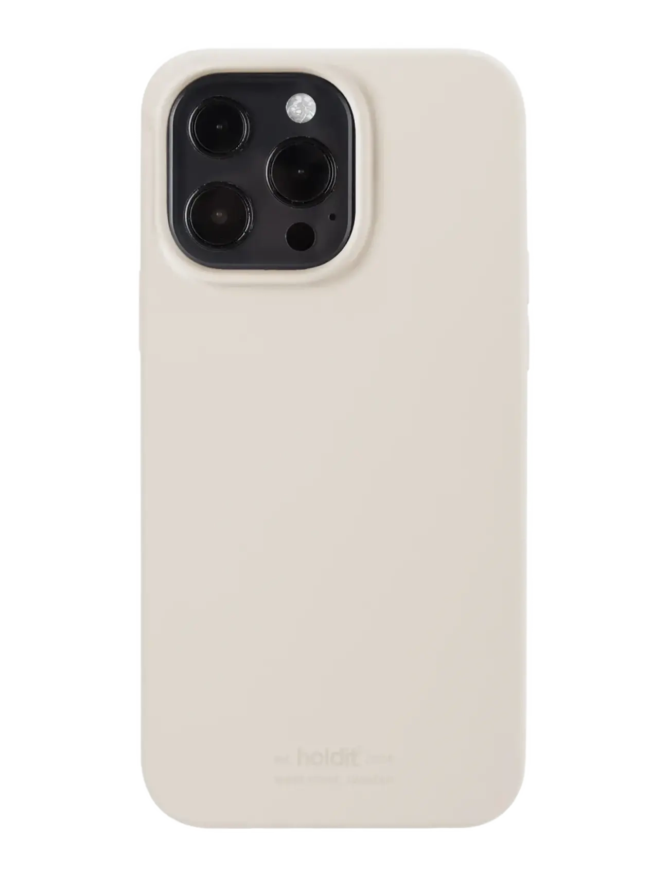 Holdit Silicone Case iPhone 13 Pro - Põhirõivad - LIGHT BEIGE / beige