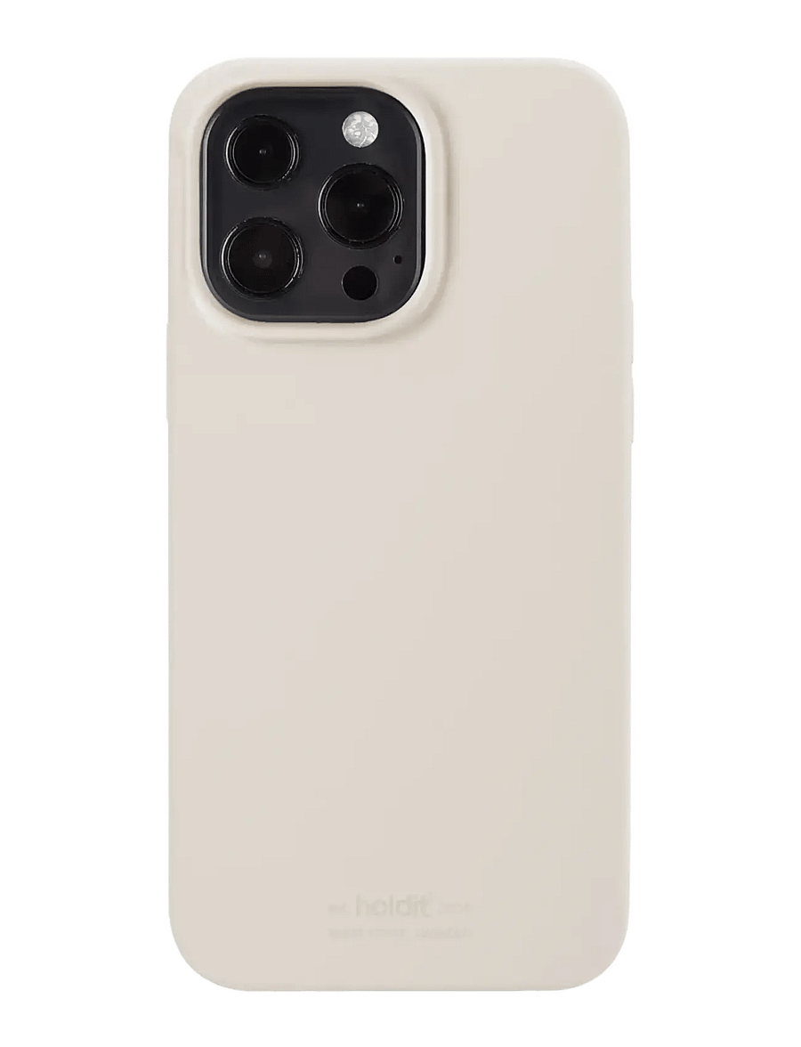 Holdit - Silicone Case iPhone 13 Pro - telefonide ümbrised - light beige - 0