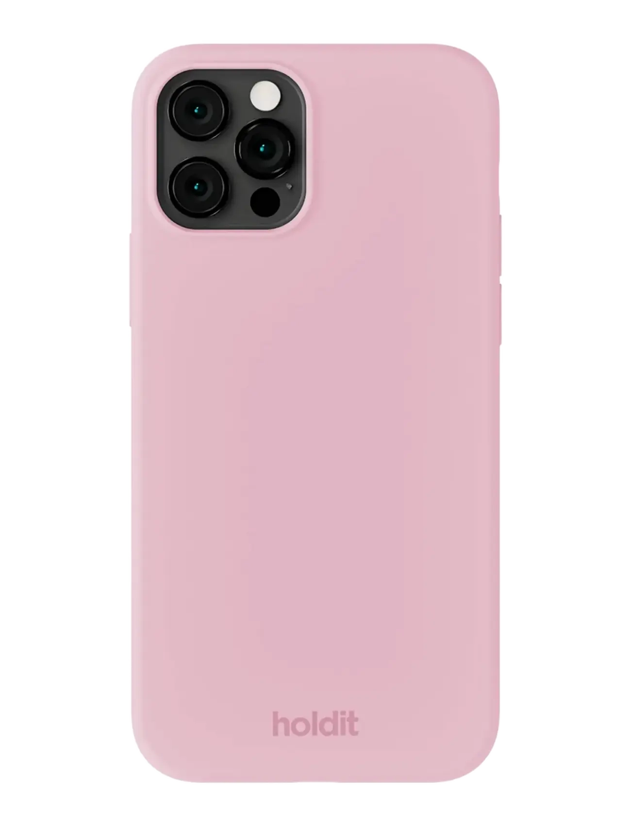 Holdit Silicone Case iPhone 12/12 Pro - Põhirõivad - PINK / pink/rose