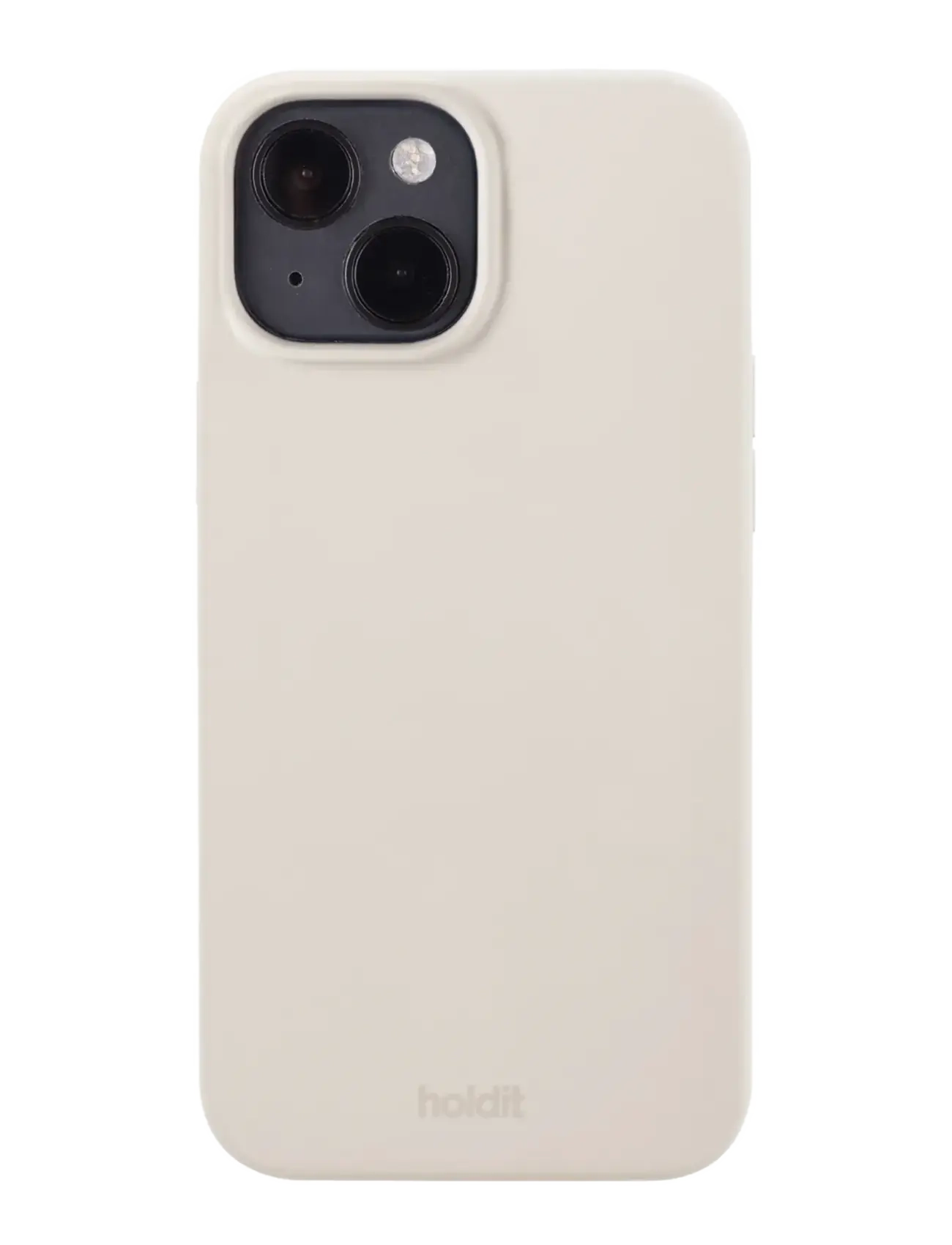 Holdit Silicone Case iPhone 14/13 - Põhirõivad - LIGHT BEIGE / beige