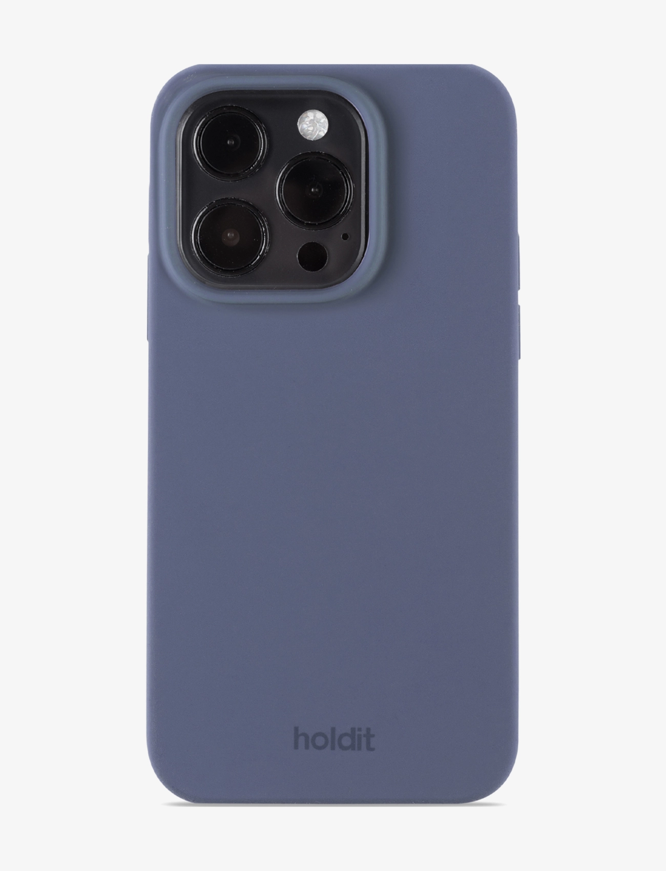 Holdit Silicone Case iPhone 13 Pro - Accessoarer - PACIFIC BLUE / navy