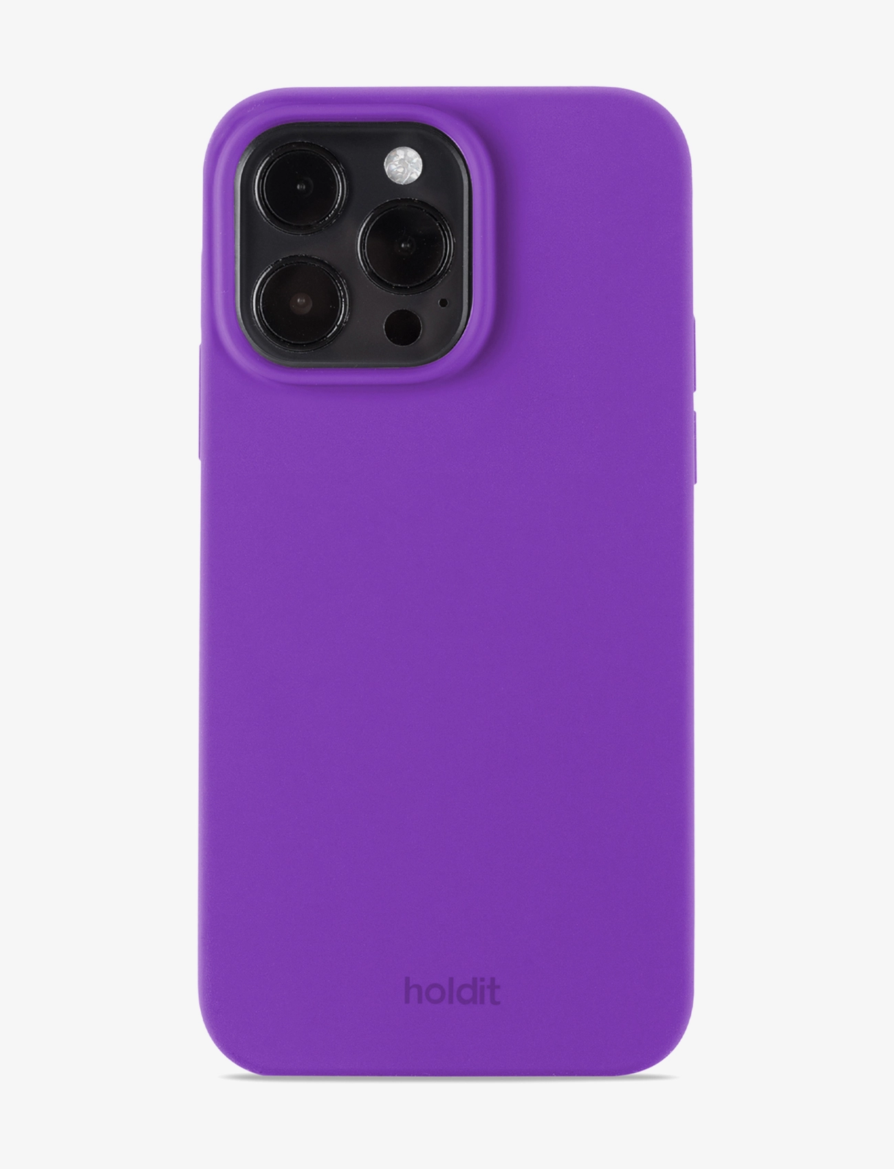 Holdit Silicone Case Bright Purple, IPHONE 14PRO MAX, Purple, Mobiltilbehør-Covers > Telefontasker, Dame