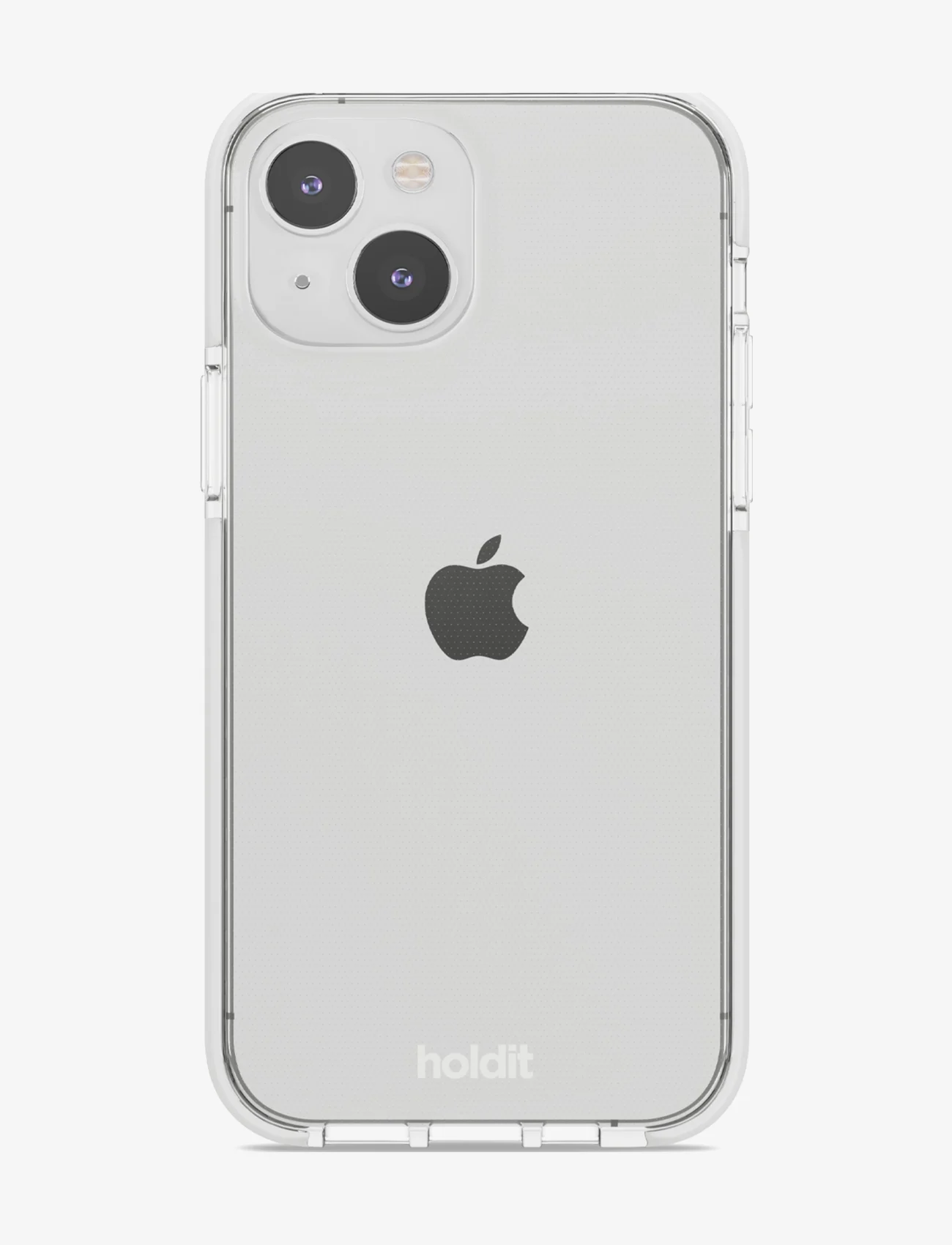 Holdit - Seethru Case iPhone 14 - lowest prices - white - 0