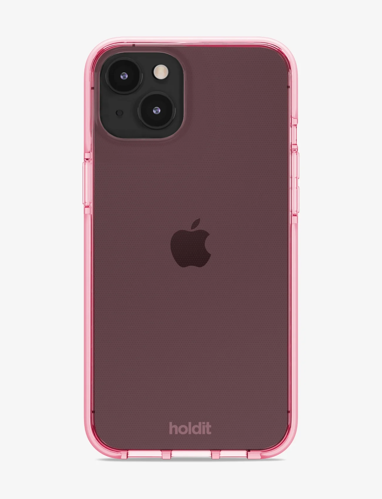 Holdit - Seethru Case iPhone 14 Plus - najniższe ceny - bright pink - 1