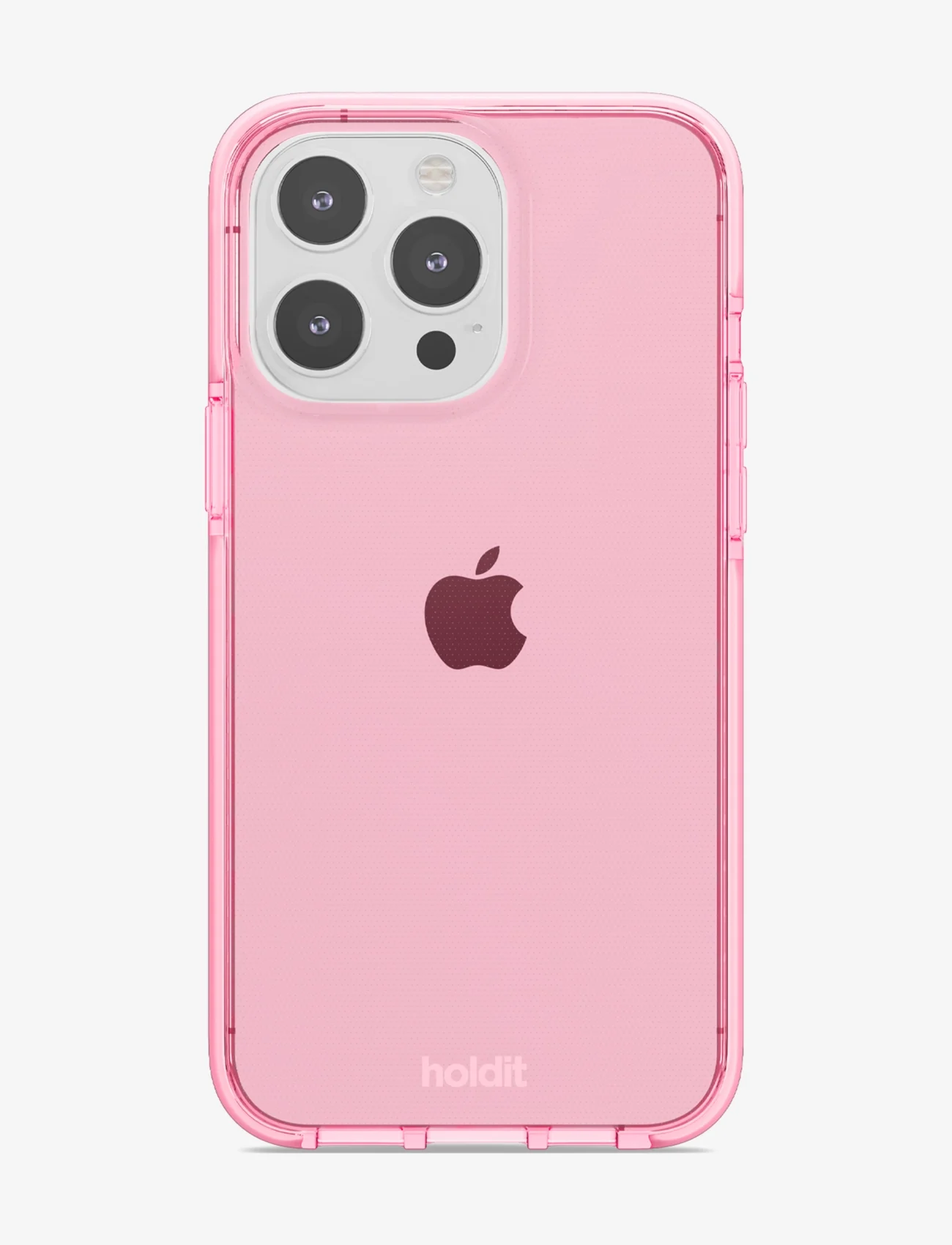 Holdit - Seethru Case iPhone 14 Pro Max - laagste prijzen - bright pink - 0