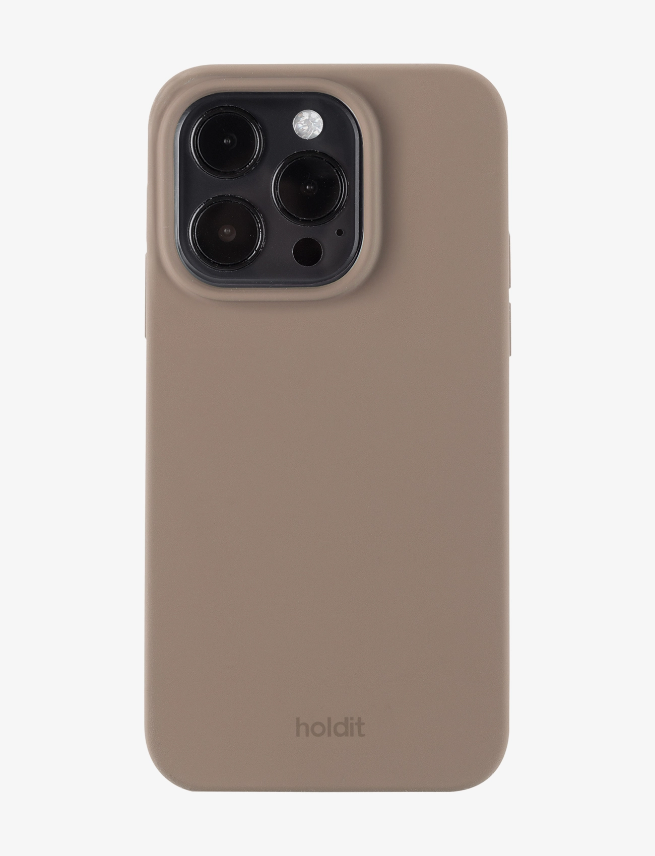 Holdit Silicone Case Mocha Brown, Mænd, Silikone Telefoncover, Beige, Str: IPHONE 14PRO