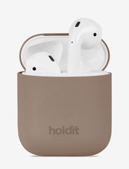 Holdit - Silicone Case AirPods 1&2 - zemākās cenas - mocha brown - 0