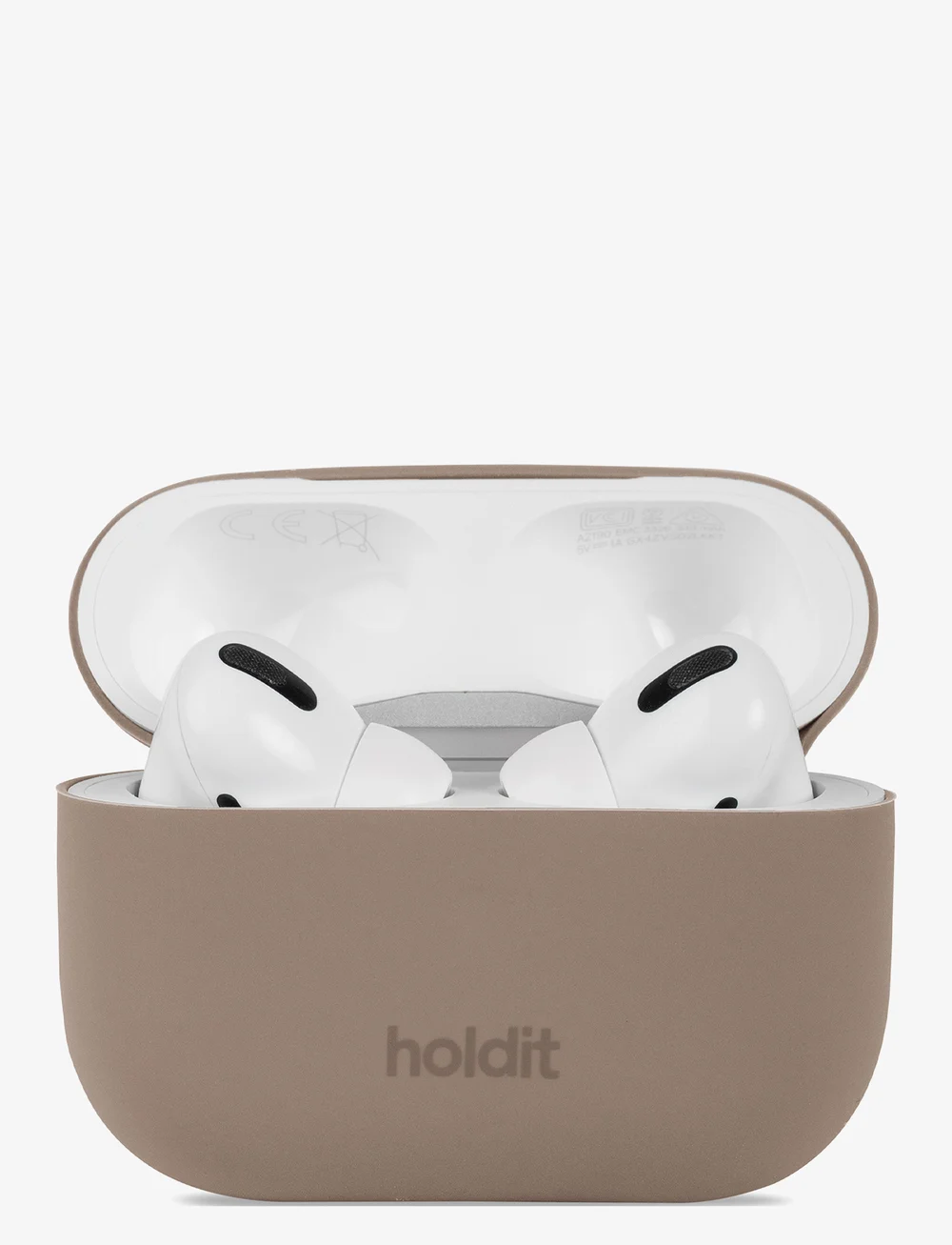 Holdit - Silicone Case Airpods Pro - airpods cases - mocha brown - 0
