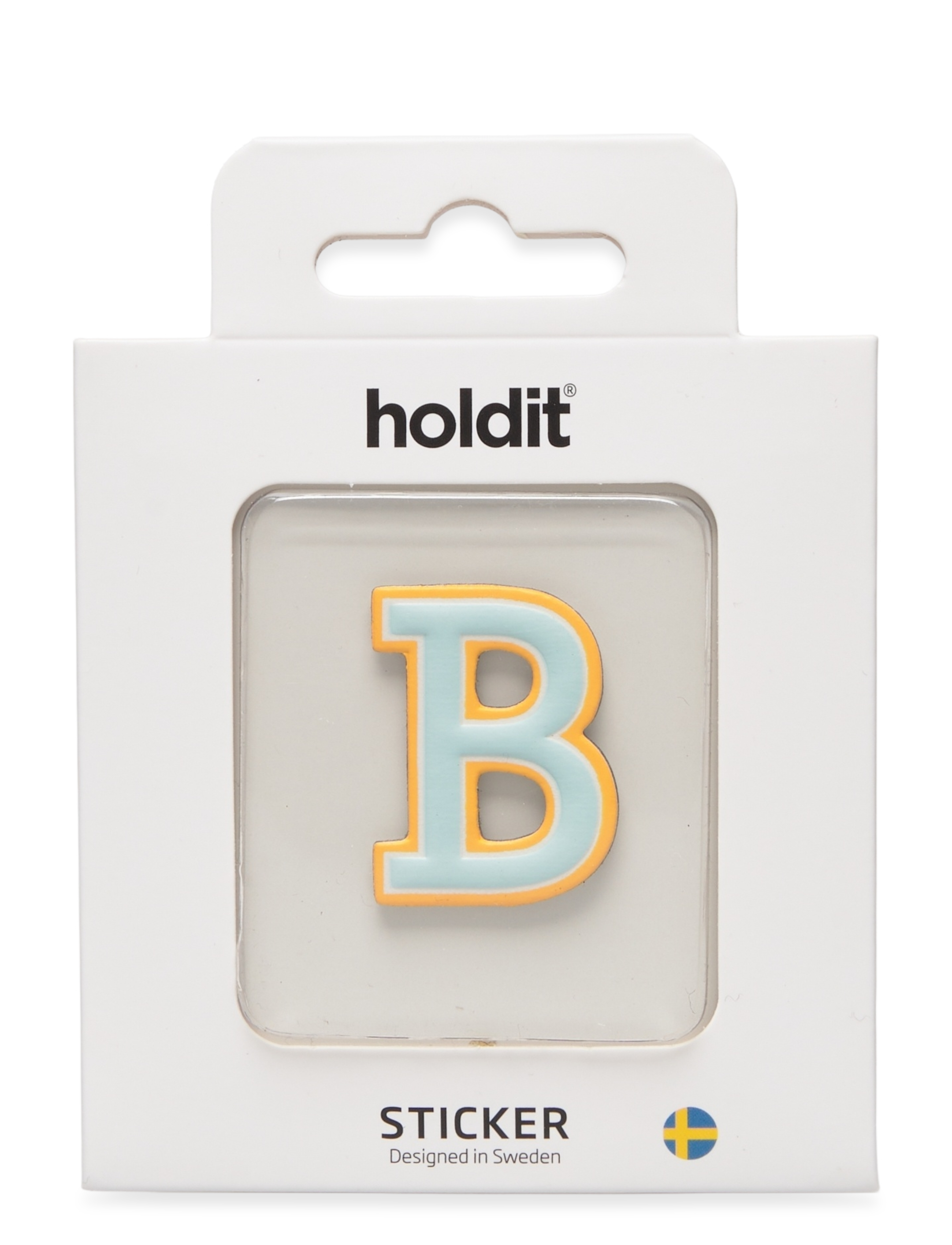 Holdit Sticker Letter - Handy Accessoires - B / white