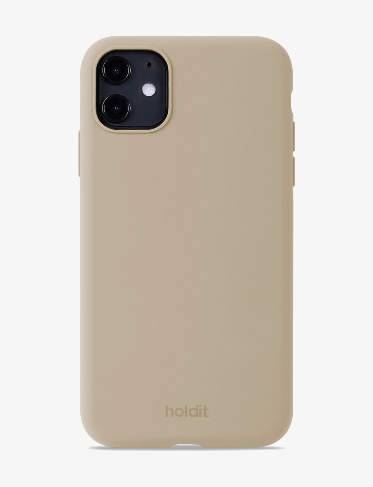 Holdit Silicone Case Latte Beige, IPHONE 11/XR, Beige, Mobiltilbehør-Covers > Telefontasker, Dame
